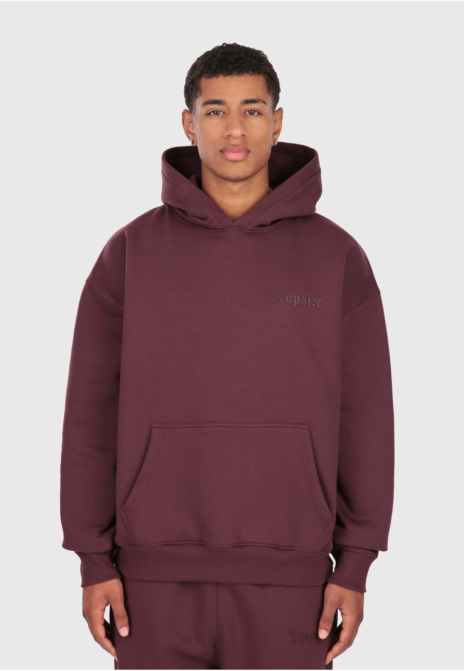 Dropsize HEAVY OVERSIZE HD LOGO HOODIE
