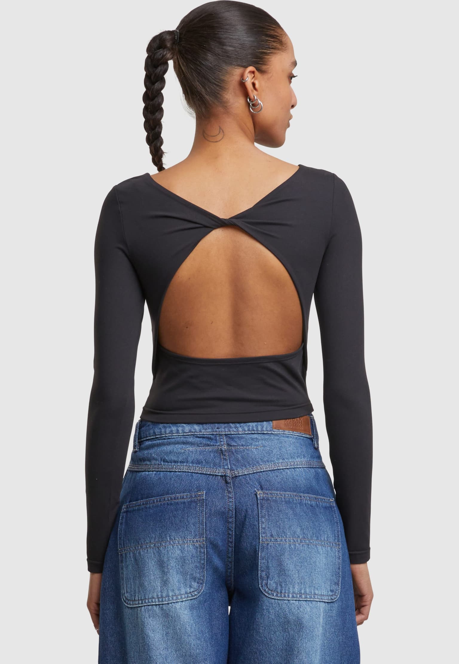 Urban Classics Ladies Slim Fit Longsleeve – Bild 2