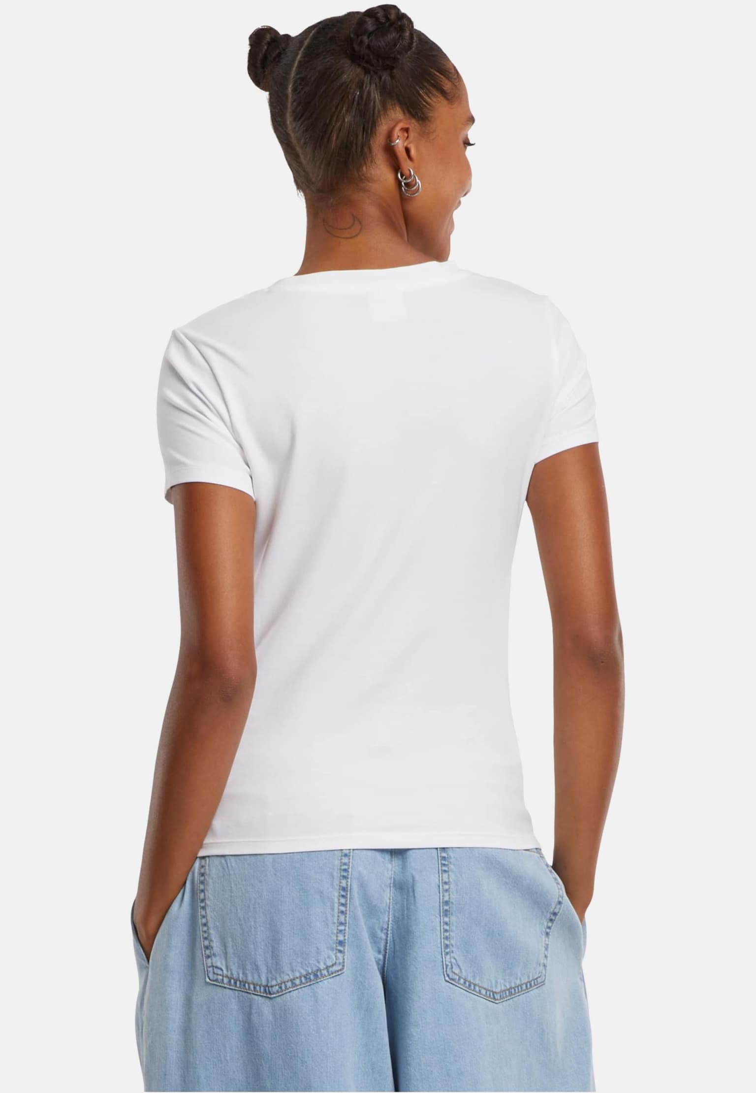 Urban Classics Ladies Short Cut Out Tee – Bild 2