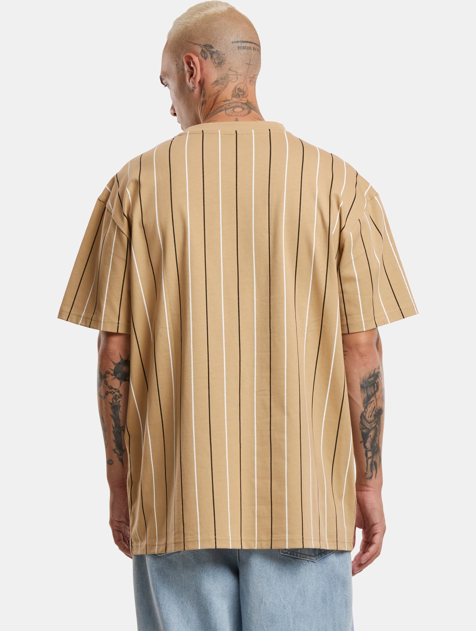 Urban Classics Printed Pinstripe Tee – Bild 2