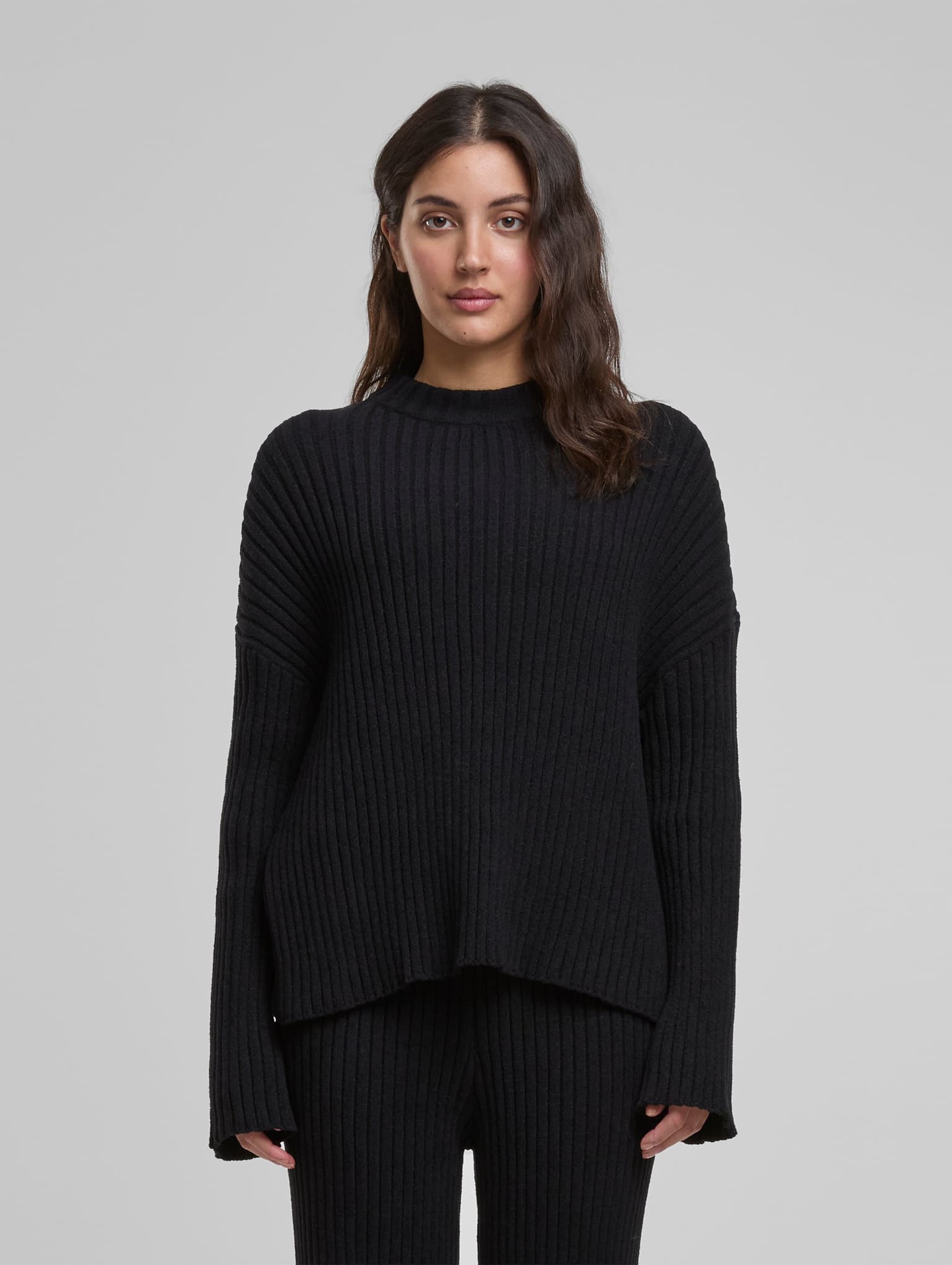 AMN-244-SW-24100555-010 AIMN Rib Knit Sweater – Bild 3