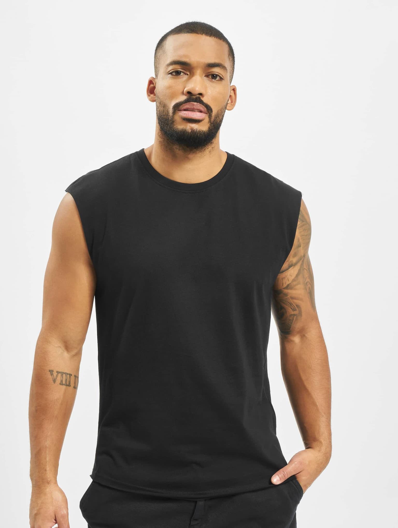Urban Classics Open Edge Sleeveless Tee – Bild 3