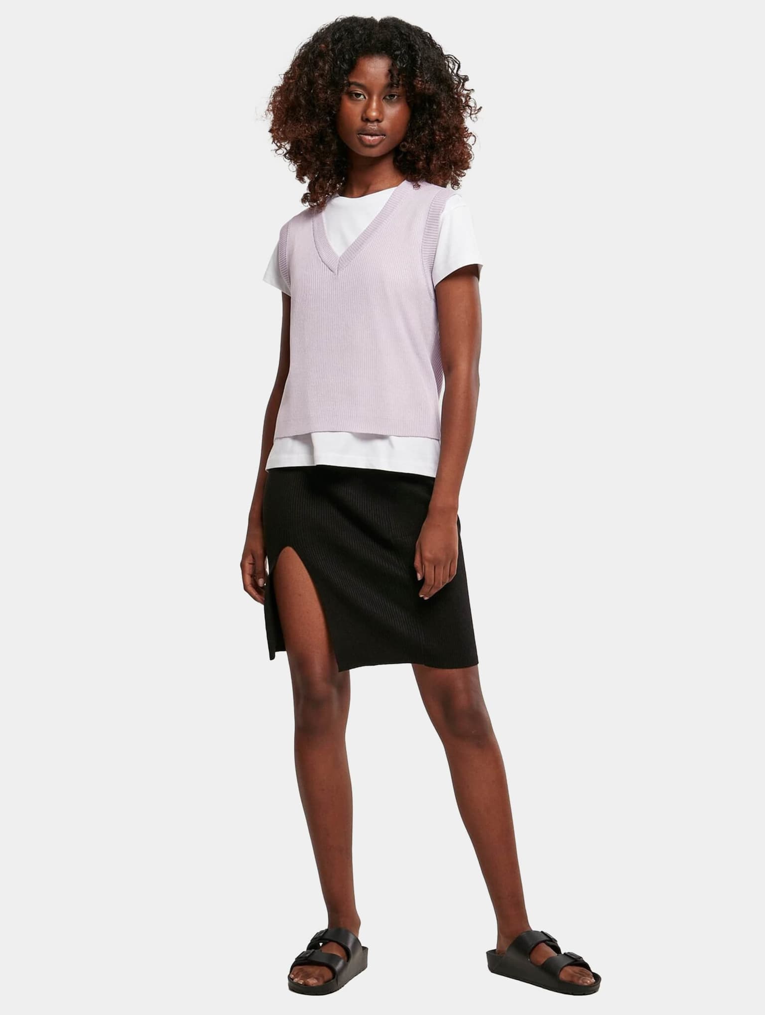 Urban Classics Ladies Short Knittd Slip On – Bild 4