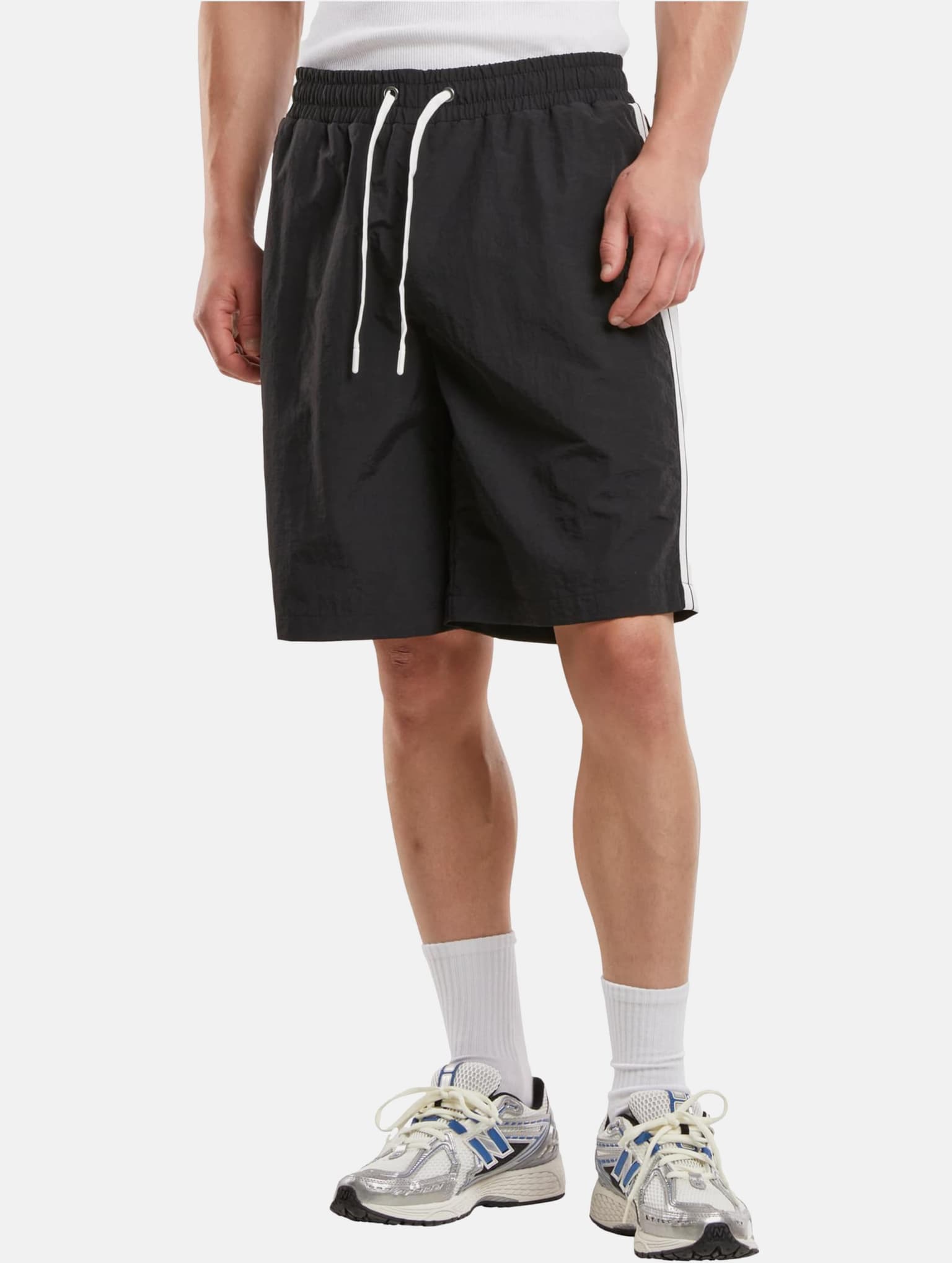 Urban Classics Board Short With Patched Stripe