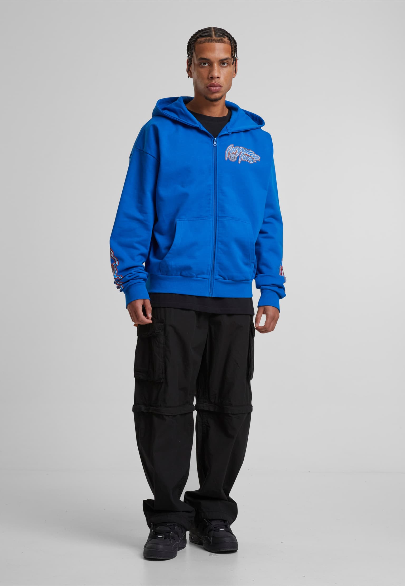 Forgotten Faces Hooded Guy Oversize Zip Hoody – Bild 3