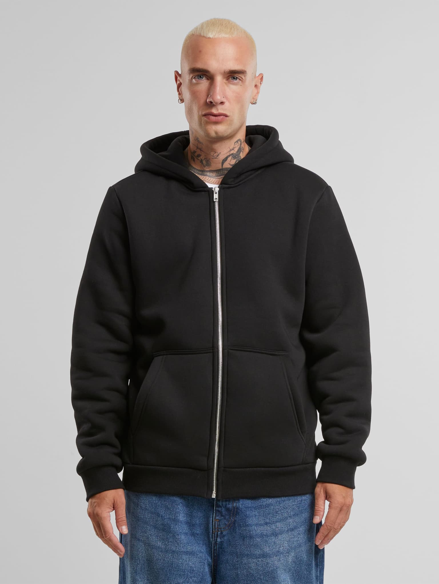 Urban Classics Bonded Sherpa Zip Hoodie – Bild 3