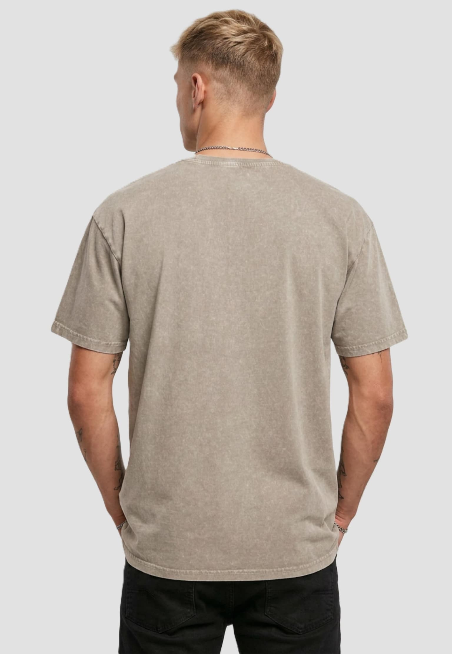 Merchcode Summer - Beach Acid Washed Oversize Tee – Bild 2
