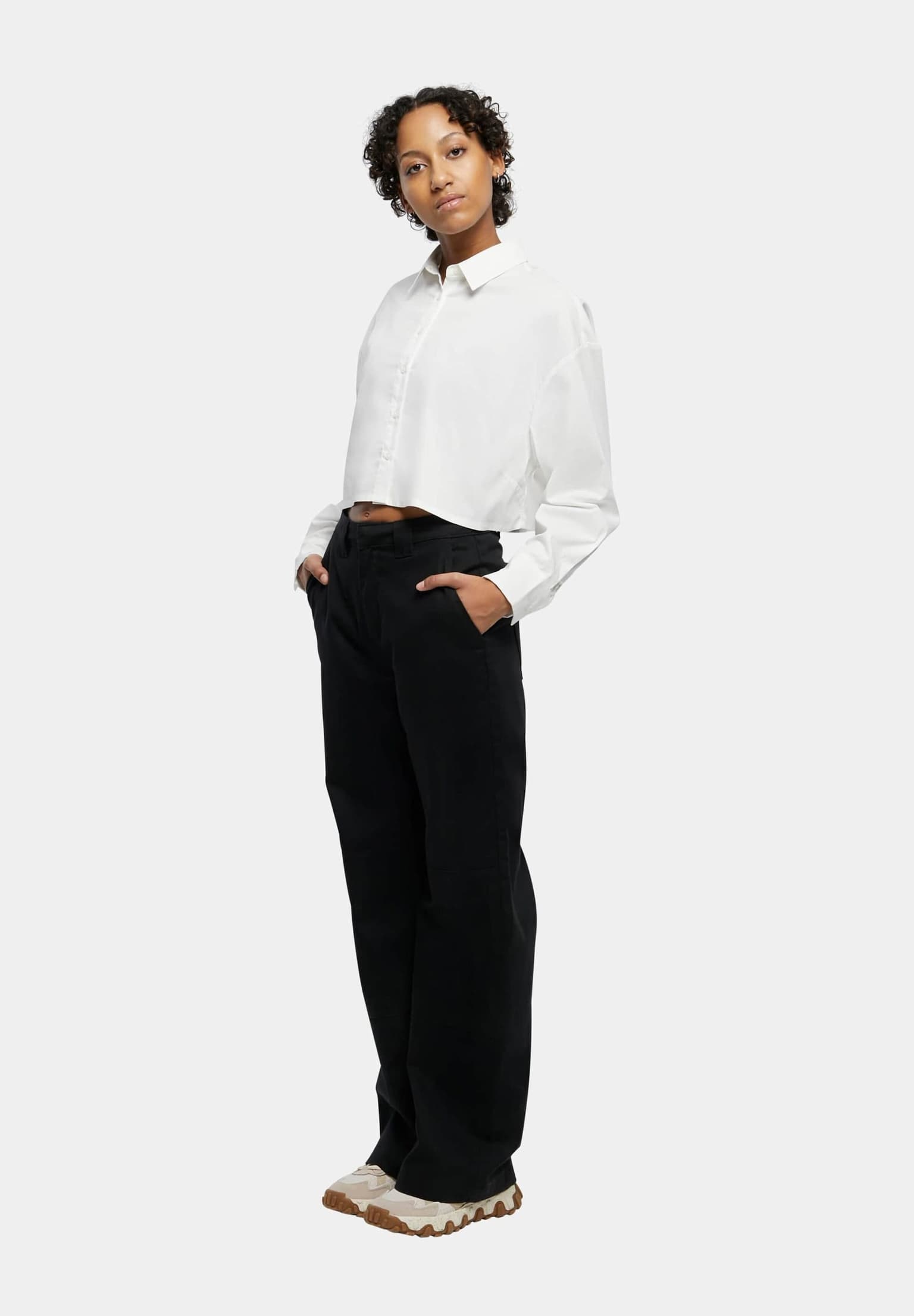 Urban Classics Ladies Cropped Oversized Blouse – Bild 4
