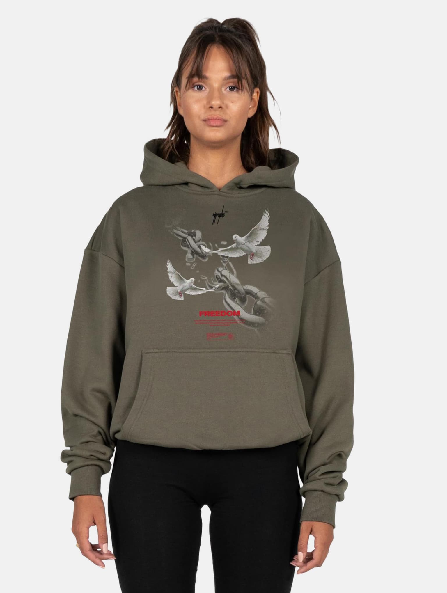 MJ Gonzales Ladies Freedom x Heavy Oversized Hoody