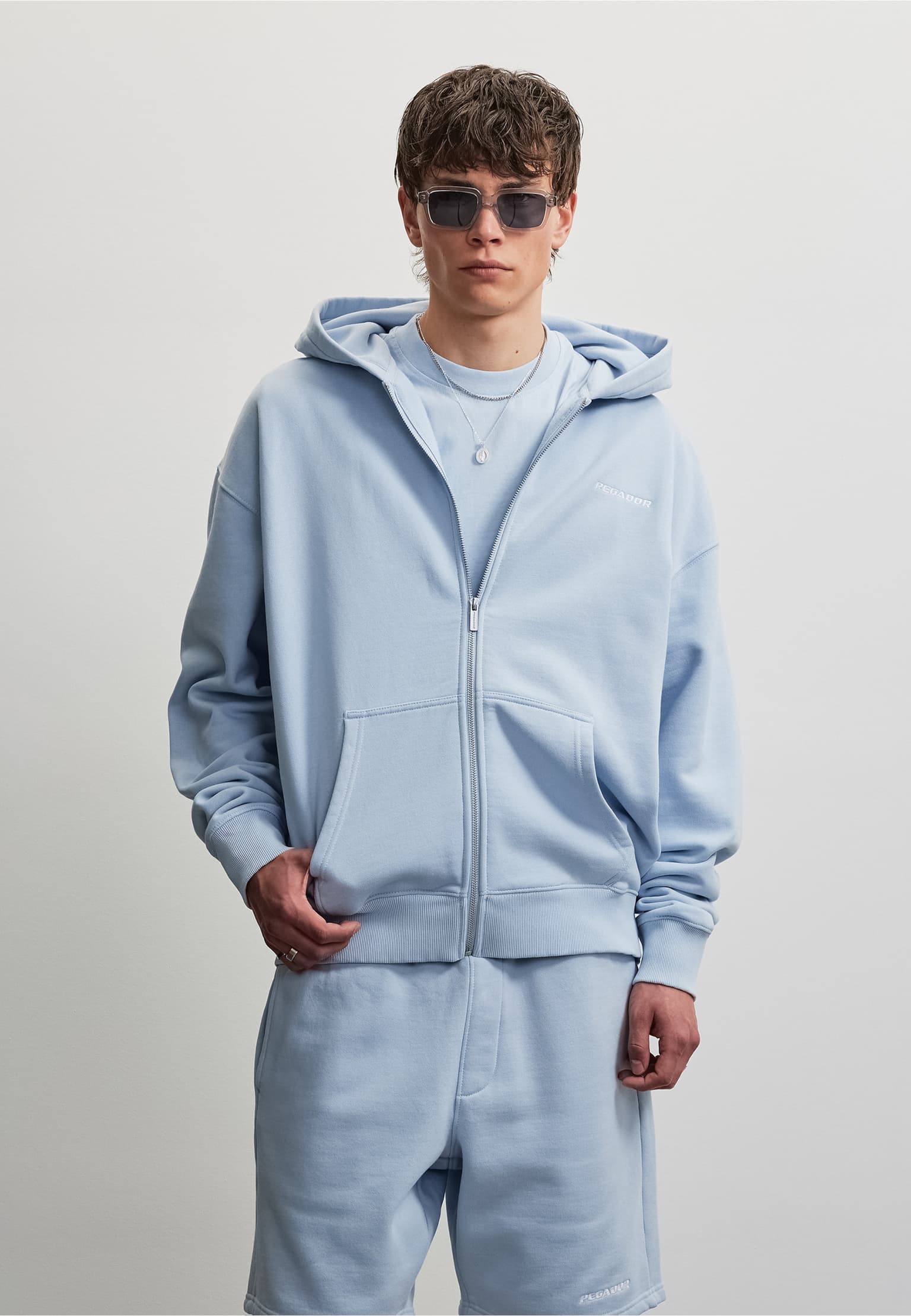 PEGADOR Logo Oversized Sweat Jacket