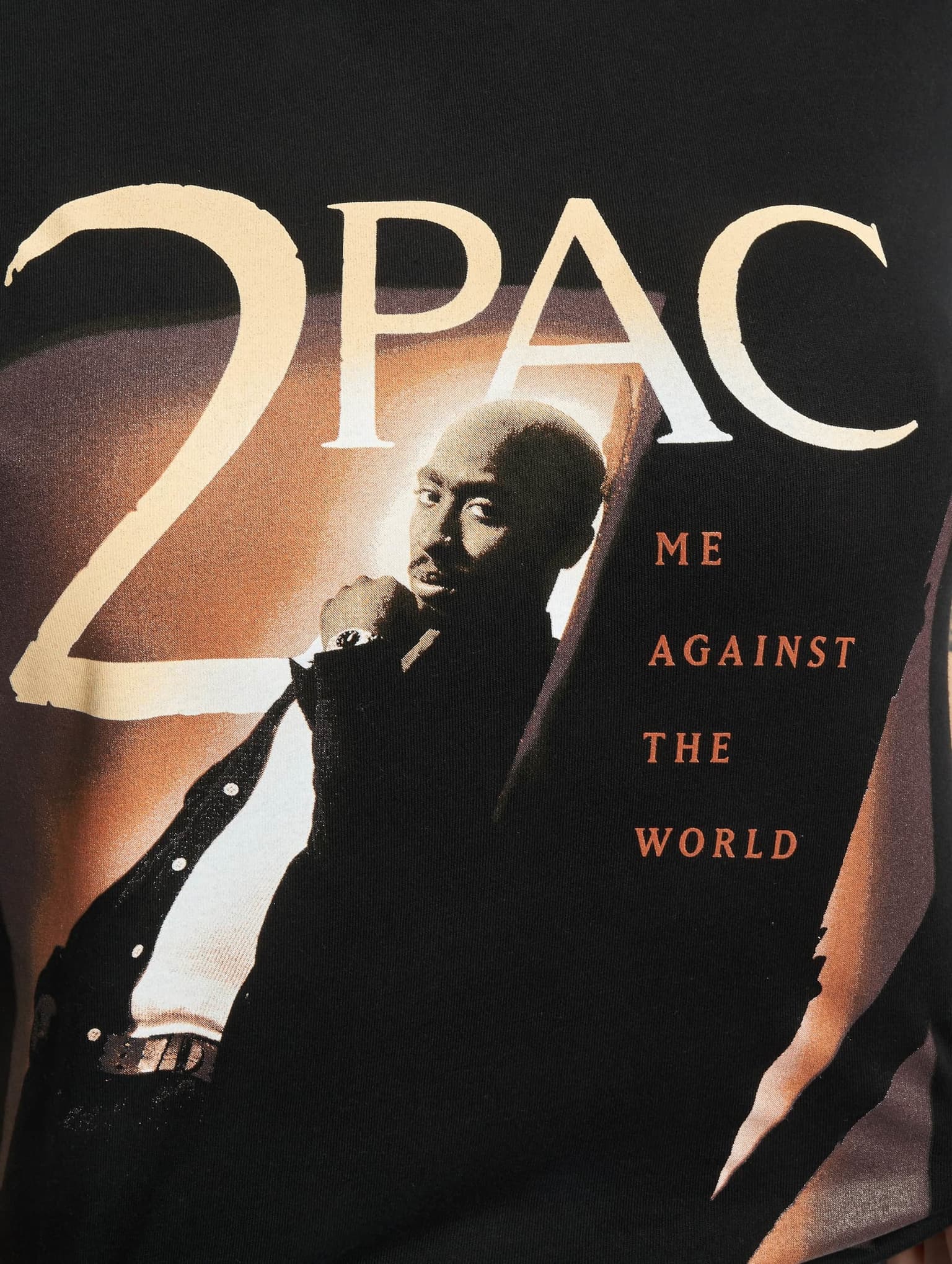 Merchcode Ladies Tupac Me Against The World Cover Tee – Bild 4