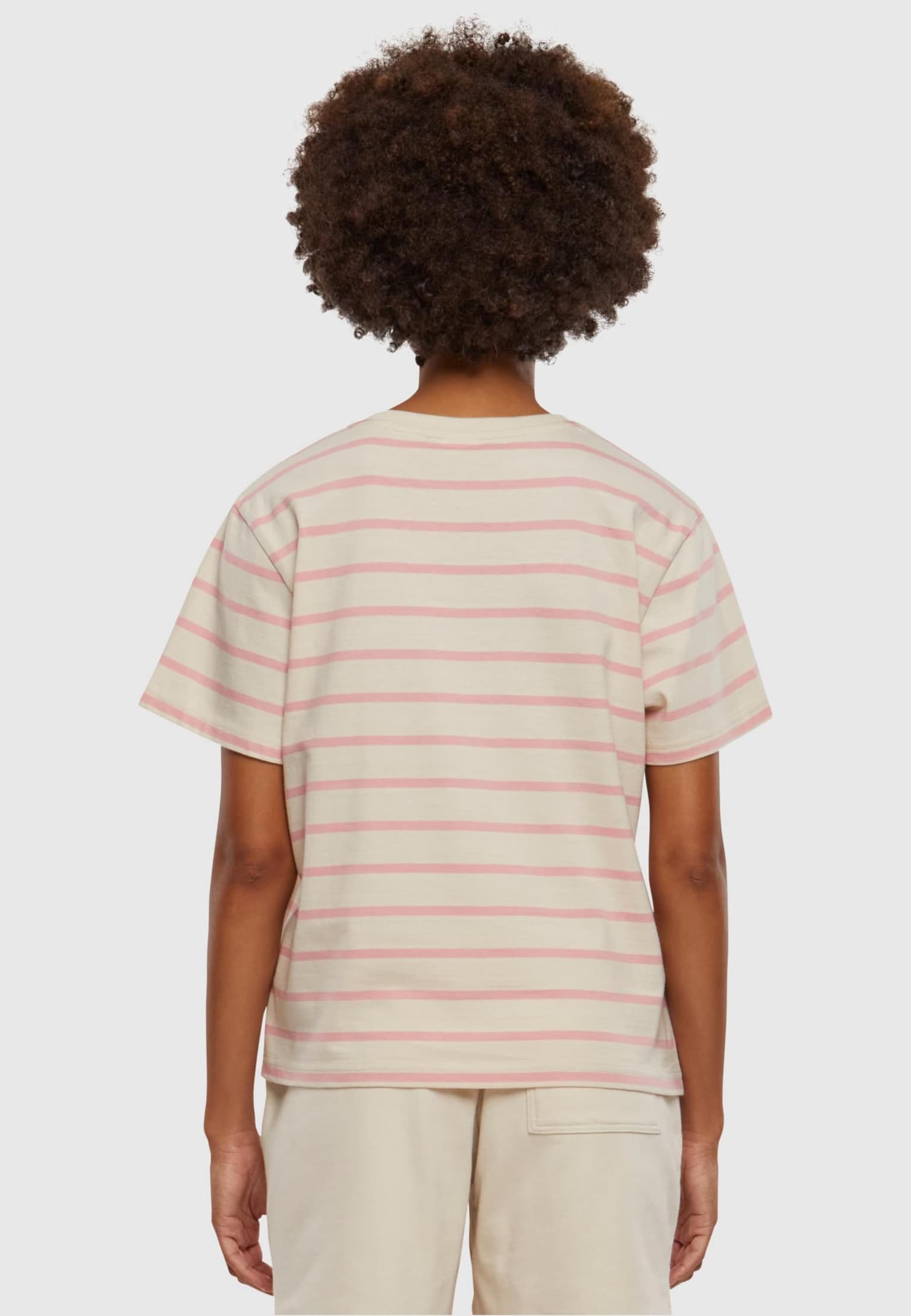 Urban Classics Ladies Striped Boxy Tee – Bild 2
