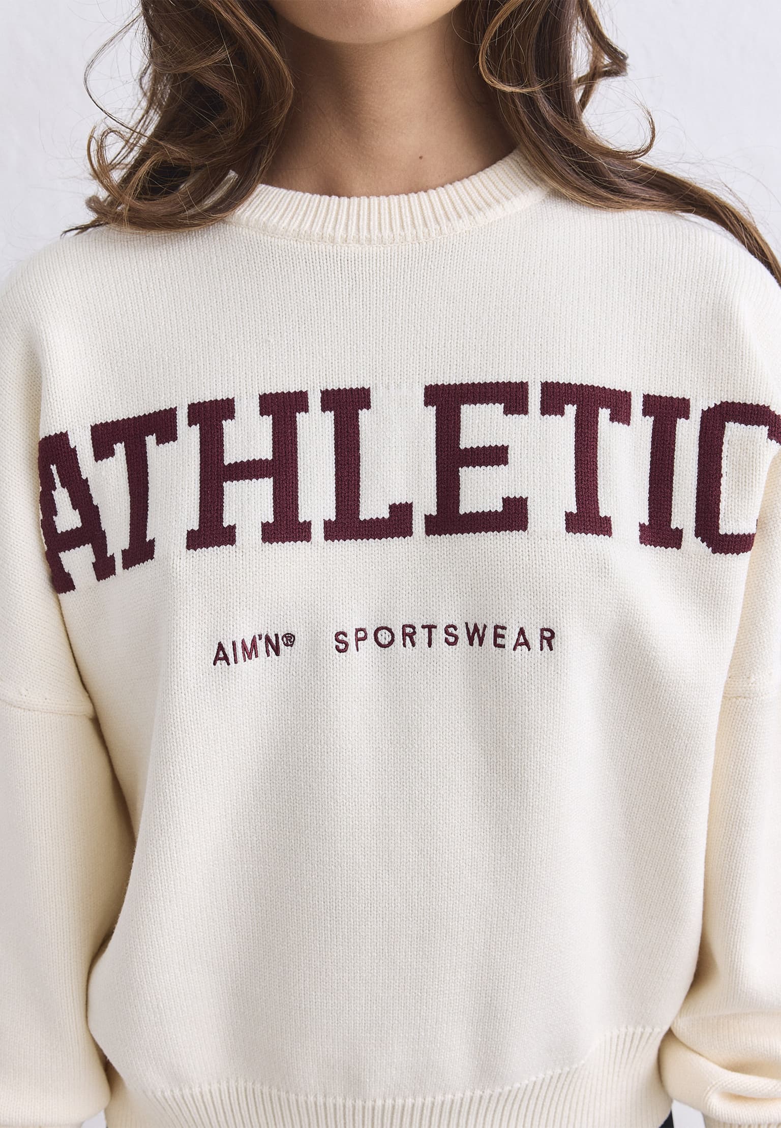 aimn Athletic Knit Sweatshirt – Bild 4
