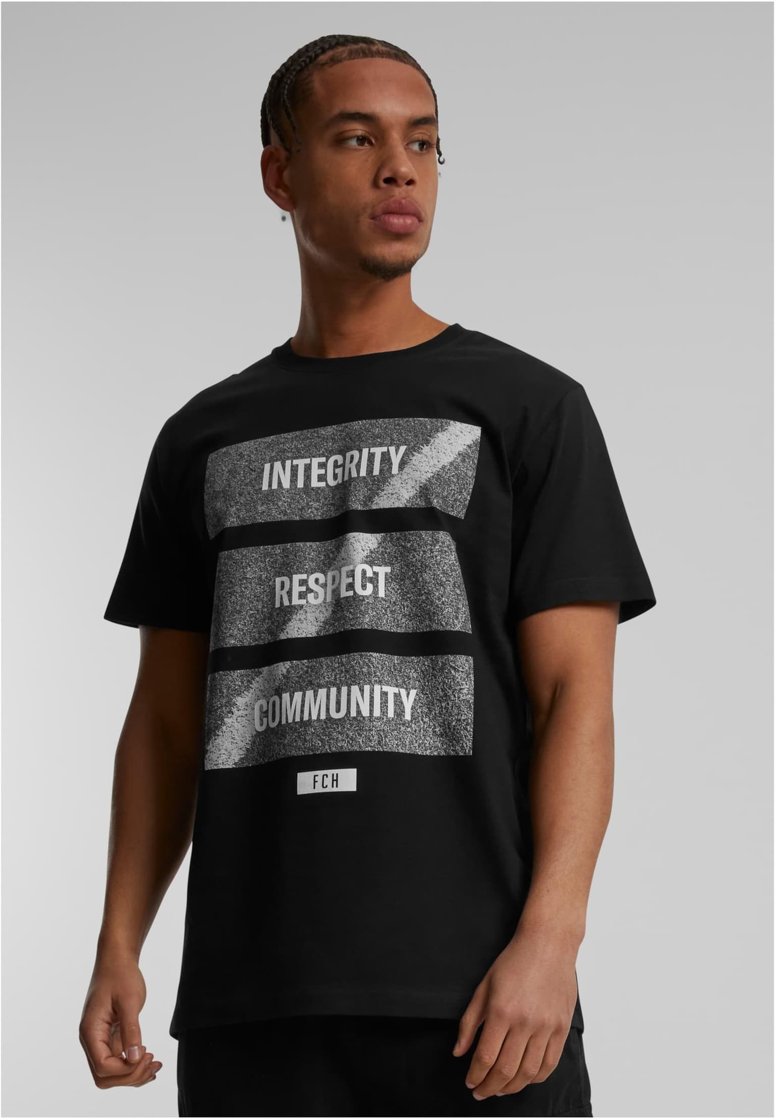 Merchcode Footballs Coming Home Integrity, Respect, Community Tee