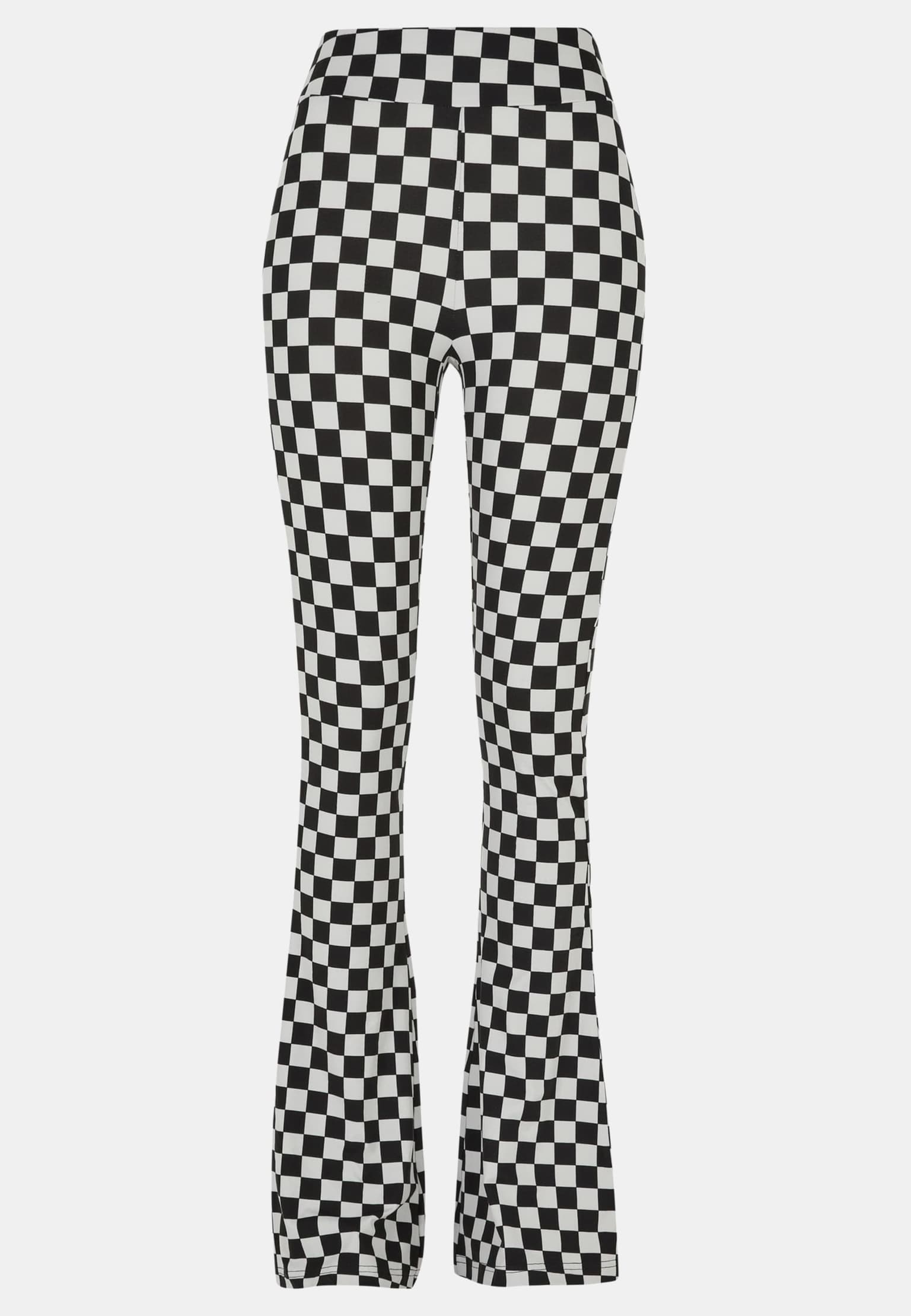 Urban Classics Ladies Checked Boot Cut Leggings – Bild 3