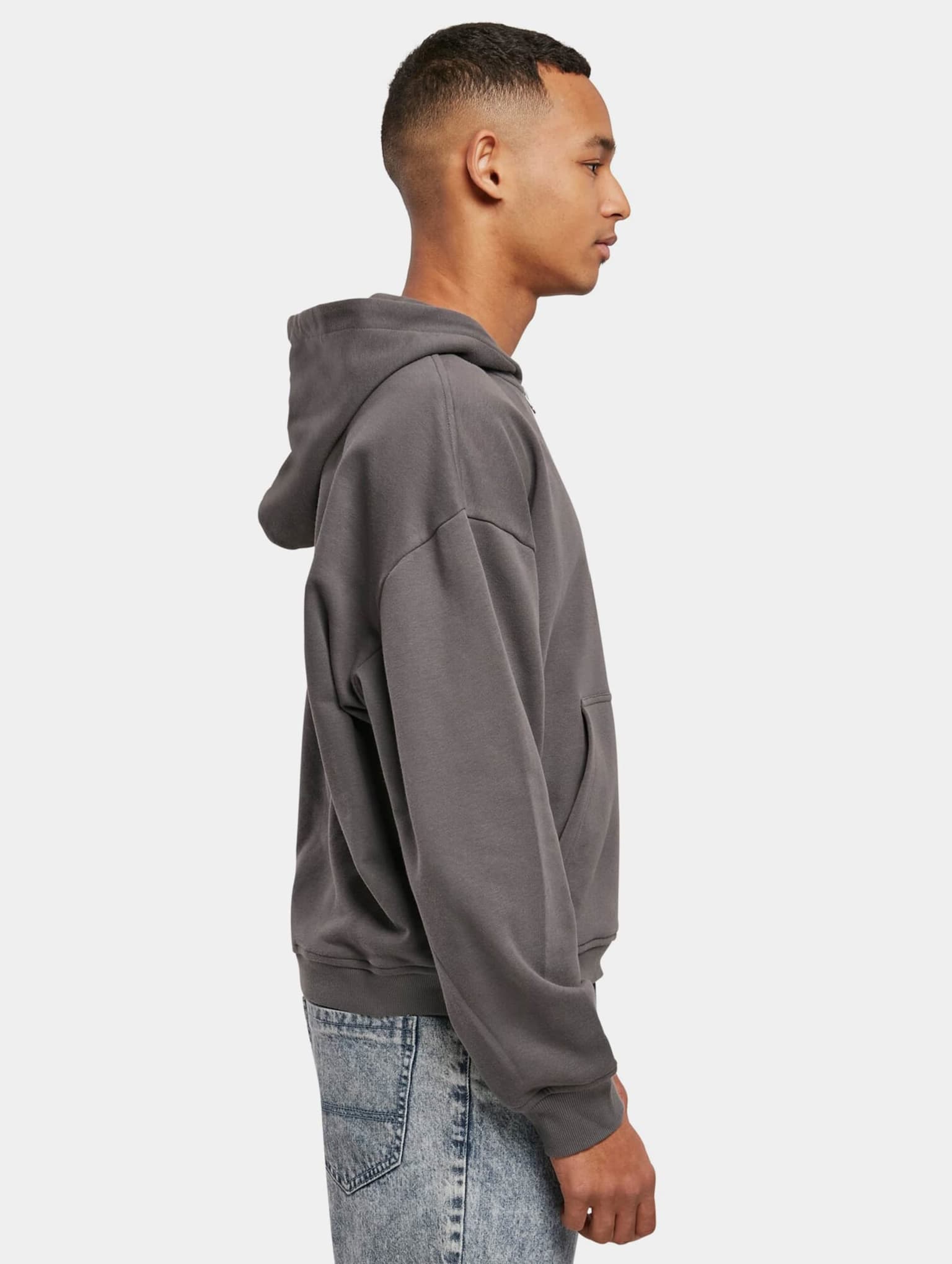 Urban Classics Boxy Zip Hoody – Bild 4