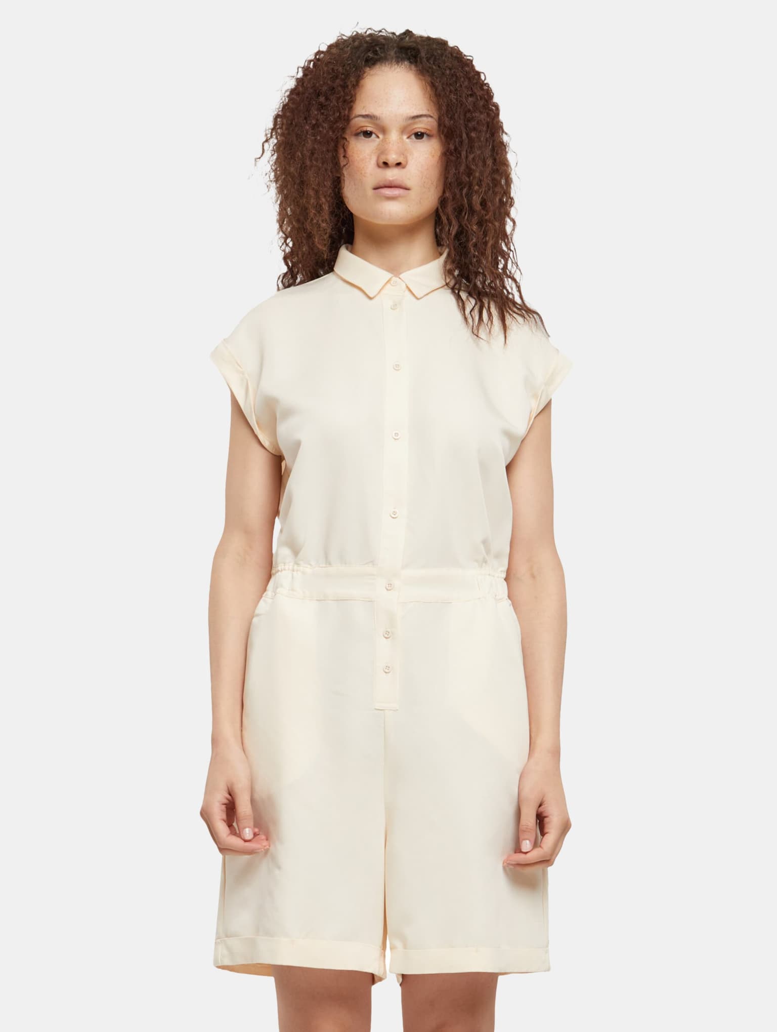 Urban Classics Ladies Viscose Twill Jumpsuit – Bild 3