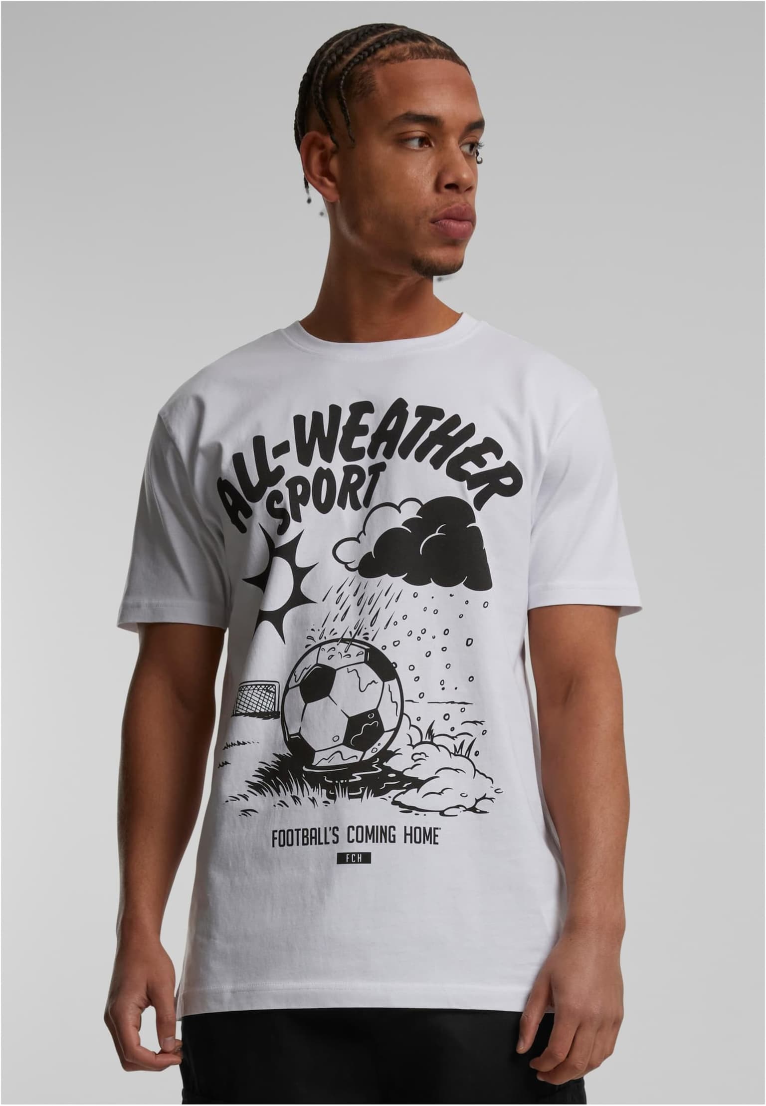 Merchcode Footballs Coming Home All Weather Sports Tee