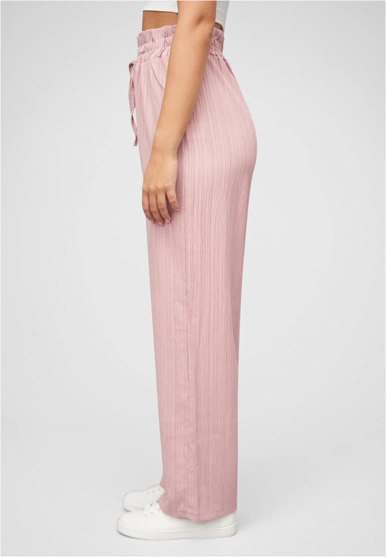 Cloud5ive Sommer Hose mit weitem Beinschnitt und Strukturstoff – Bild 3