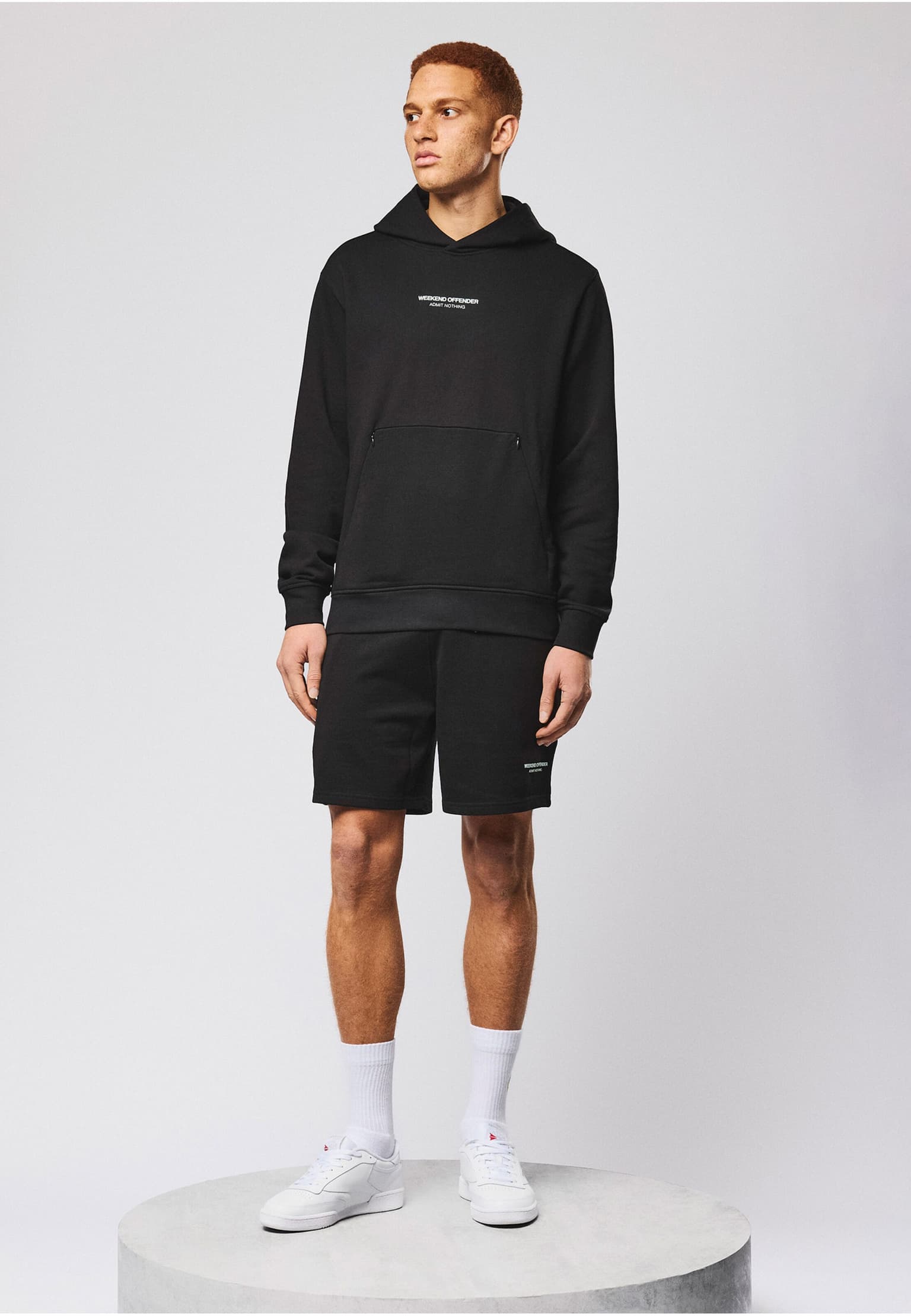 Weekend Offender COBAIN WOAN HOODIE WITH SEAMED IN POCKETS – Bild 3