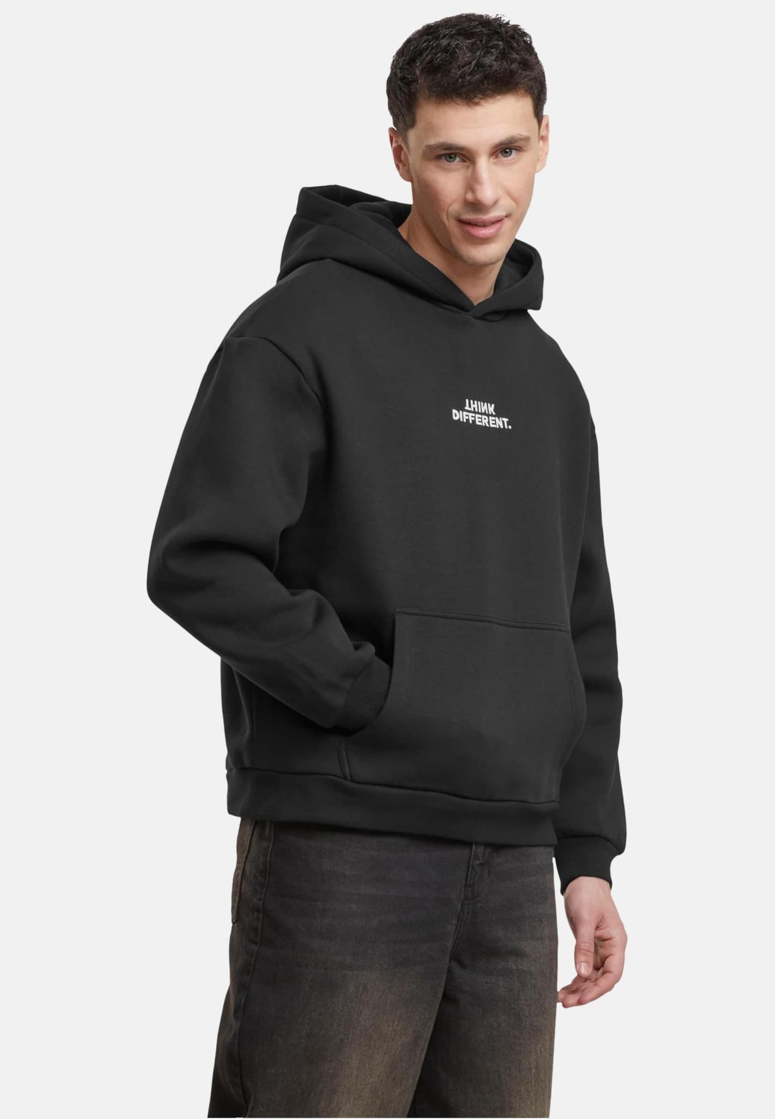 Mister Tee Think Different EMB Fluffy Hoody