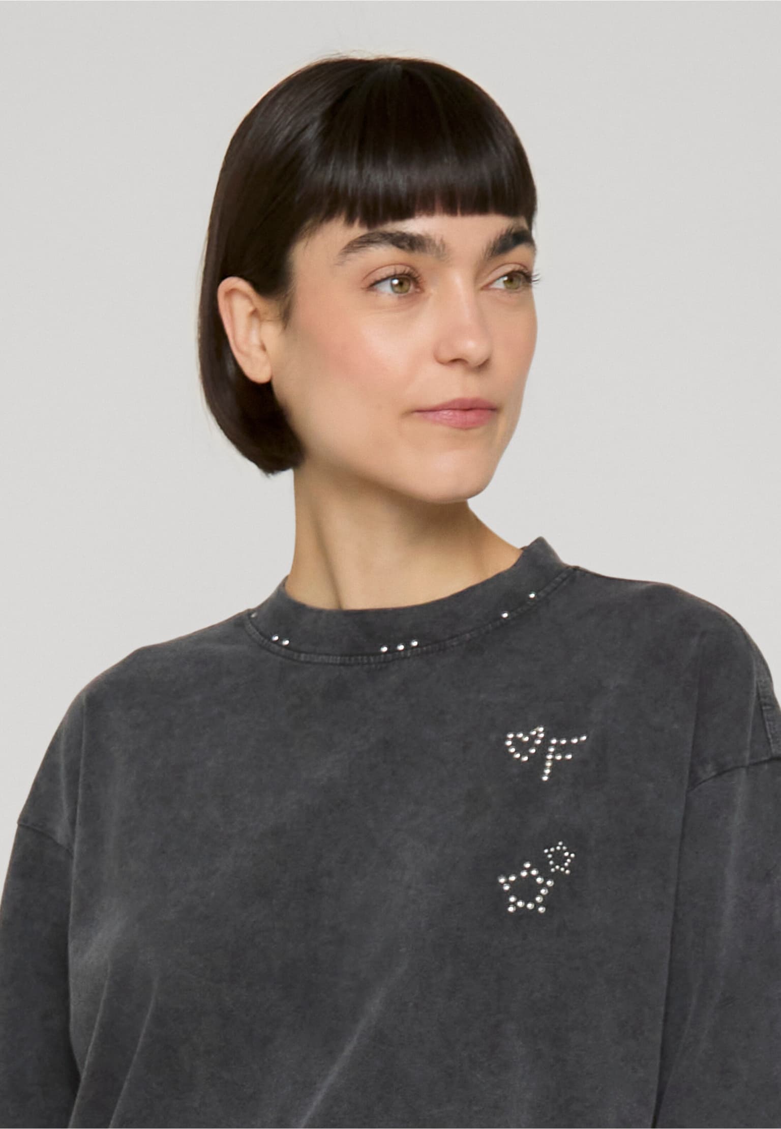 Felicious Vintage Studs Oversize Tee – Bild 3