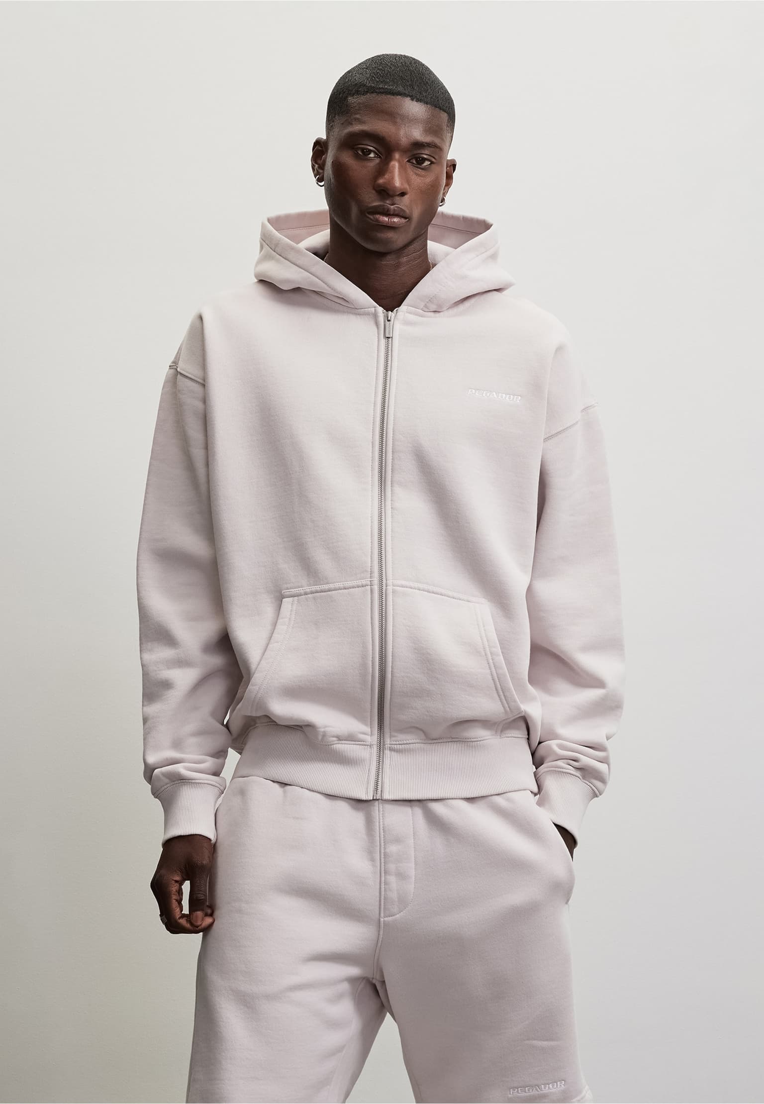 PEGADOR Logo Oversized Sweat Jacket
