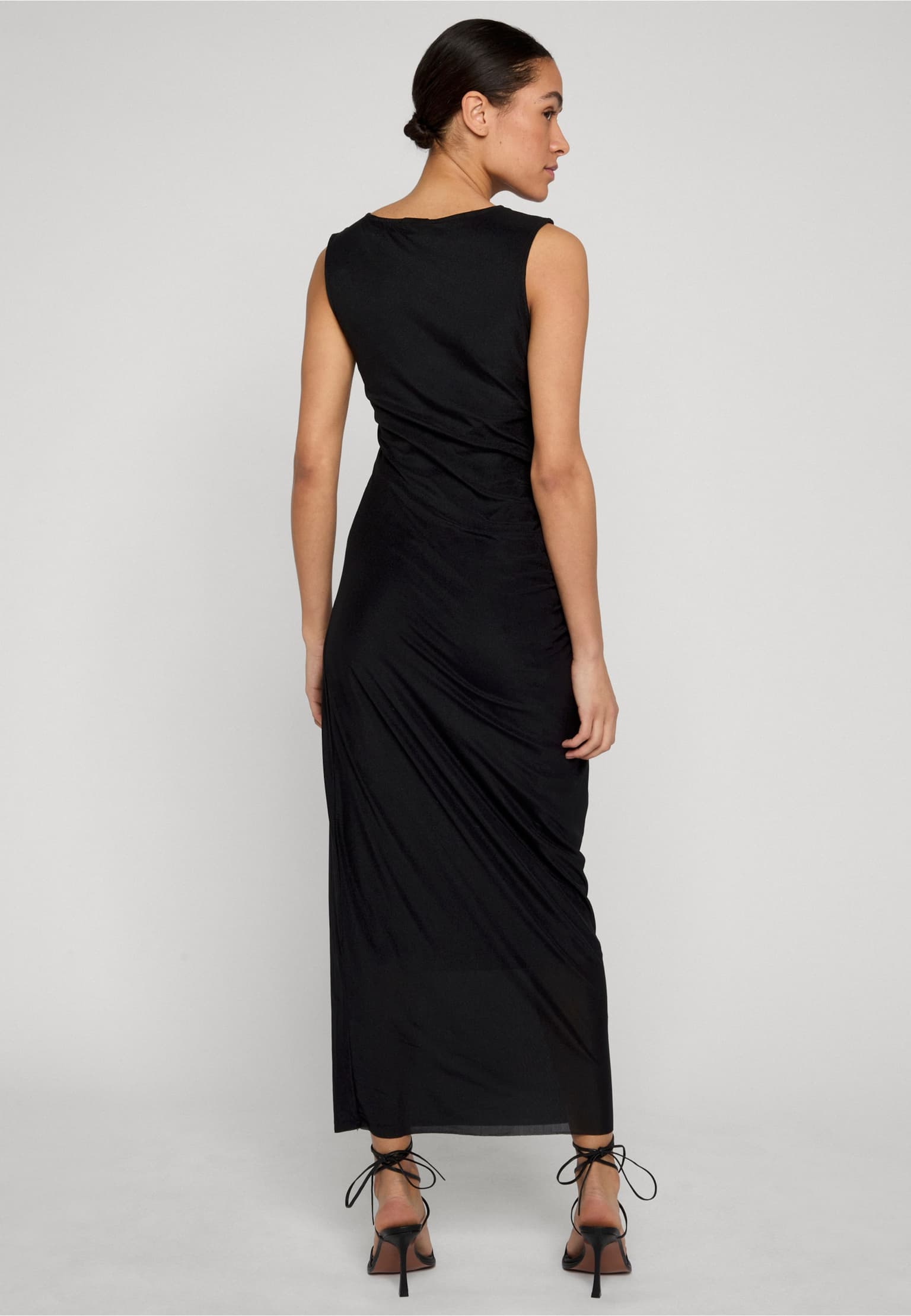 Urban Classics Ladies Long Ruffled Mesh Dress – Bild 2