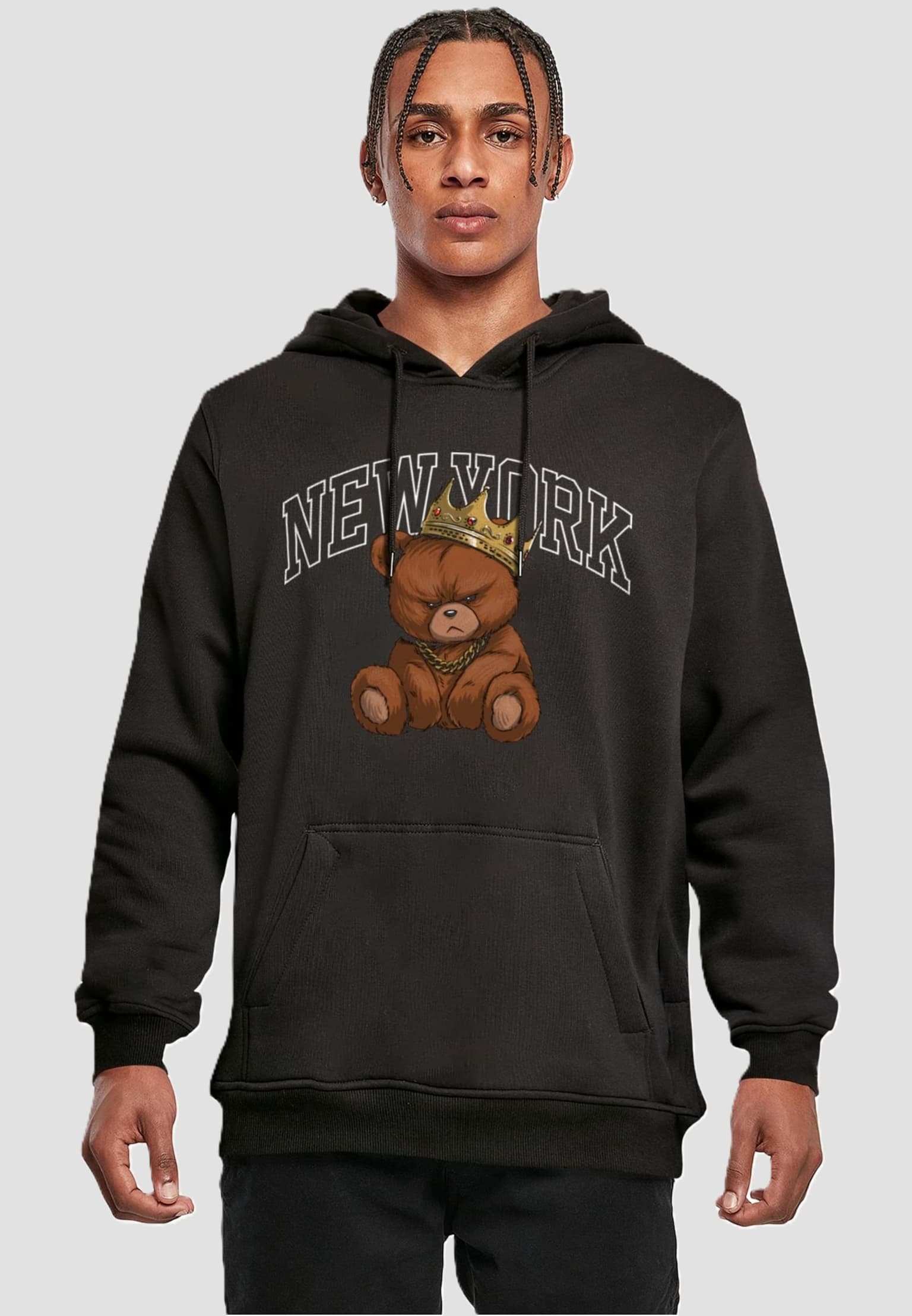 Mister Tee NY Crowned Bear Hoody