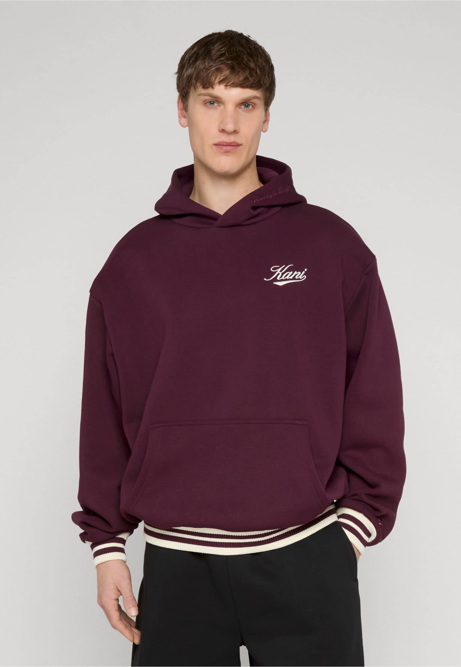 Karl Kani Cursive Varsity Oversized Hoodie