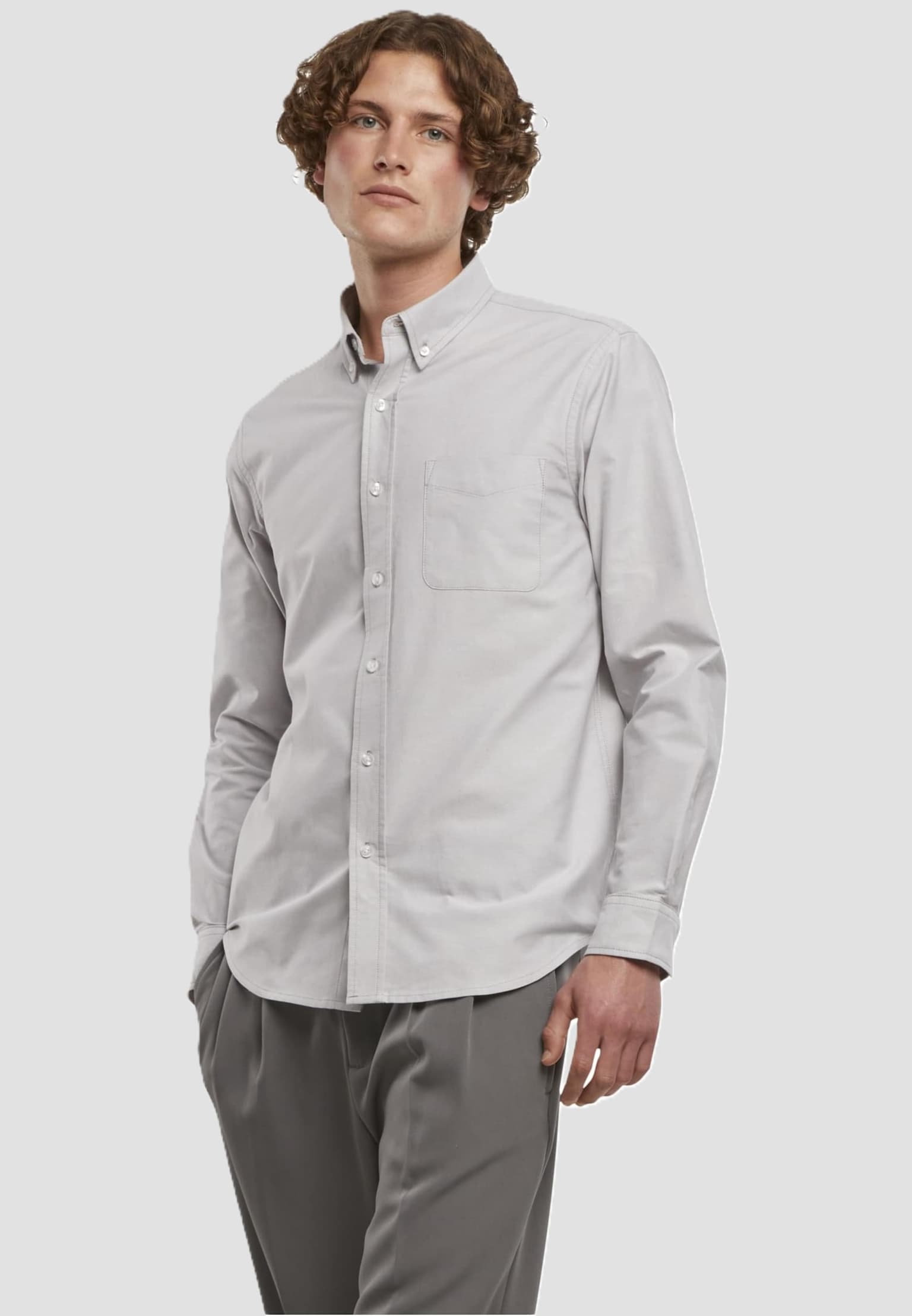Urban Classics Button Up Oxford Shirt