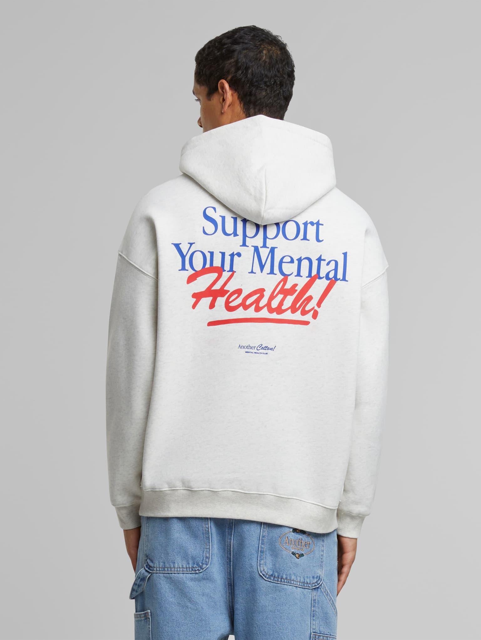 Another Cotton Lab Support Your Mental Oversized Hoodie – Bild 3