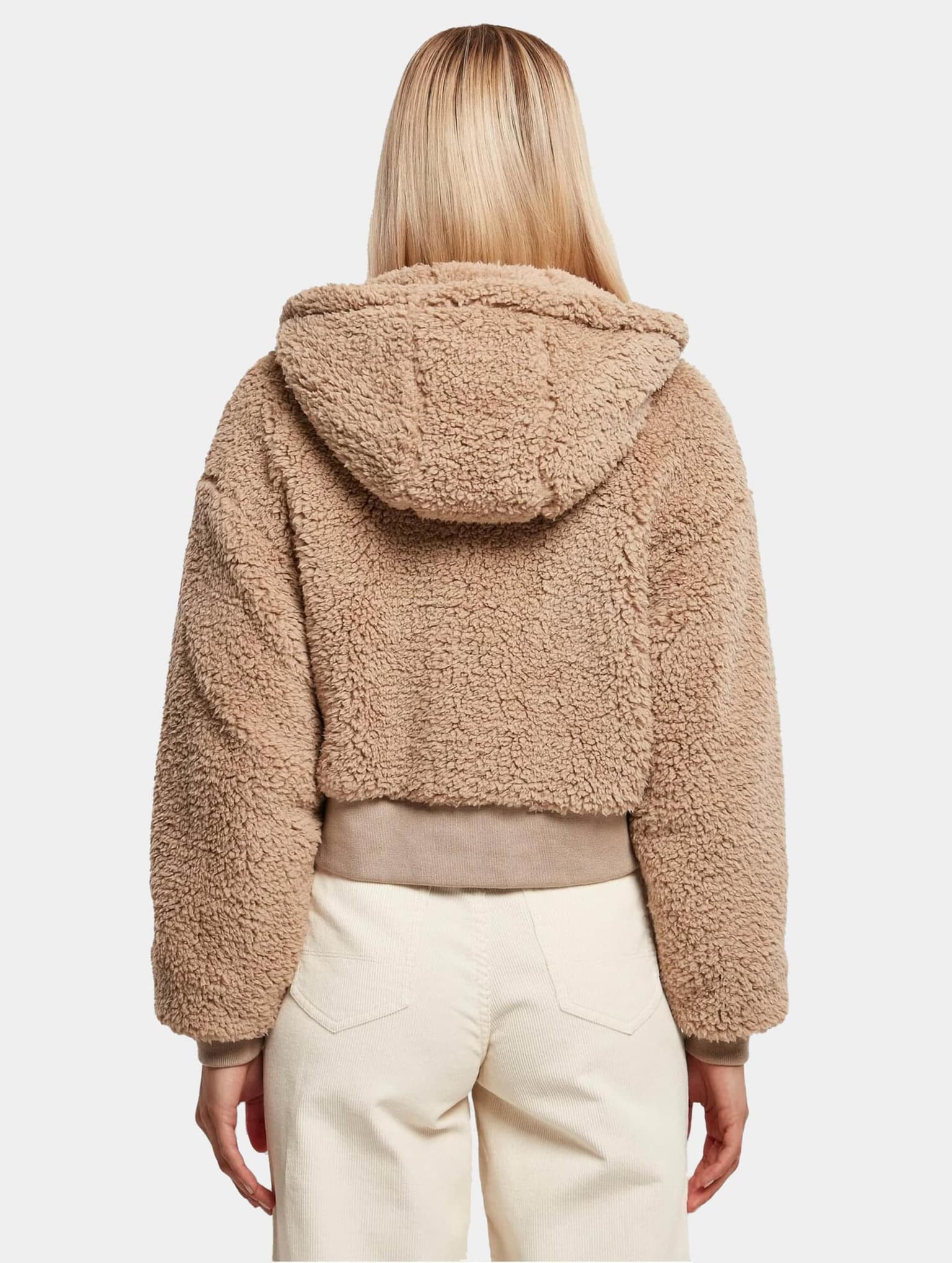 Urban Classics Ladies Short Oversized Sherpa Jacket – Bild 2
