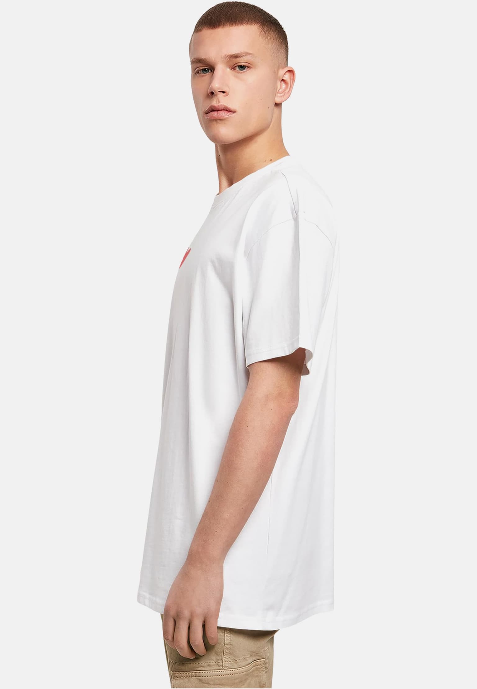 Merchcode Hugs & Love - Two Hearts Heavy Oversize Tee – Bild 3
