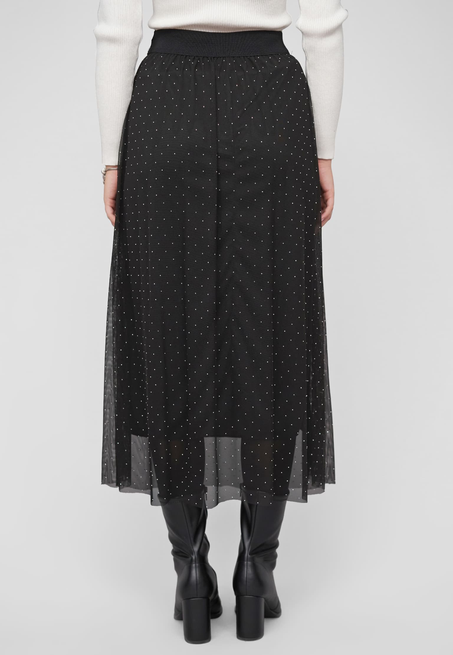 Cloud5ive Longform Skirt with rhinestones – Bild 2