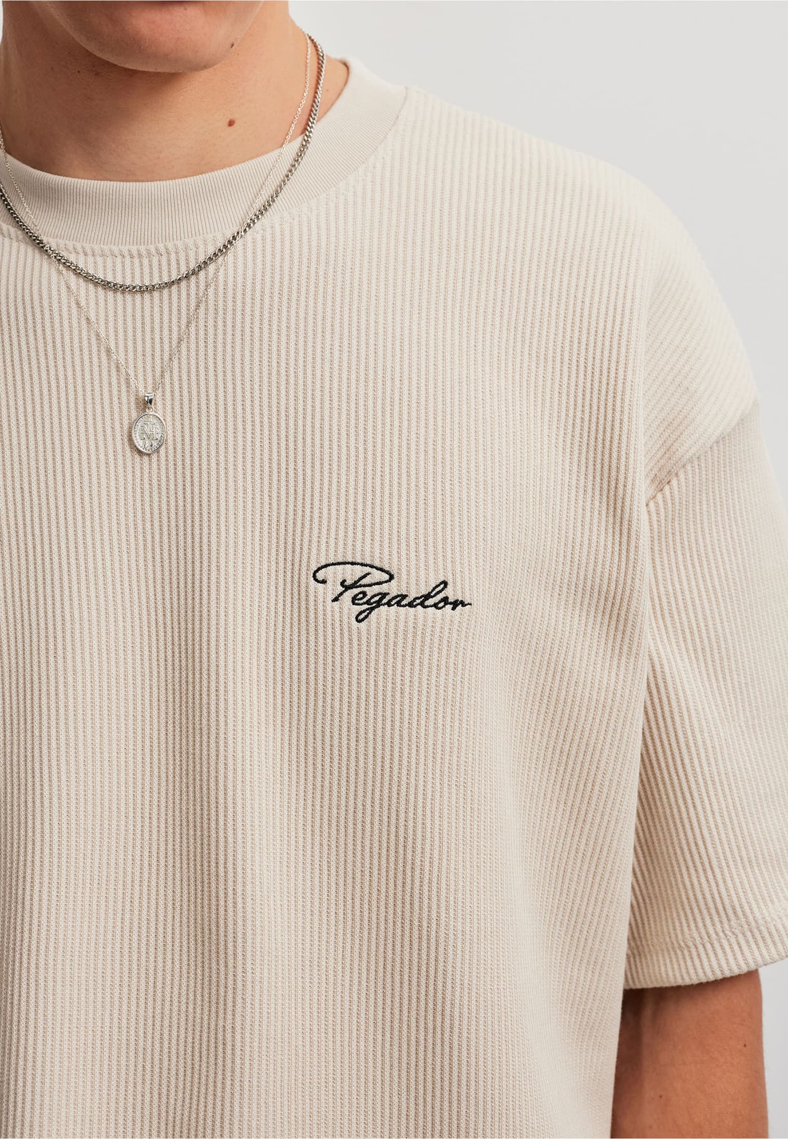 PEGADOR Signar Oversized Rib Tee – Bild 4