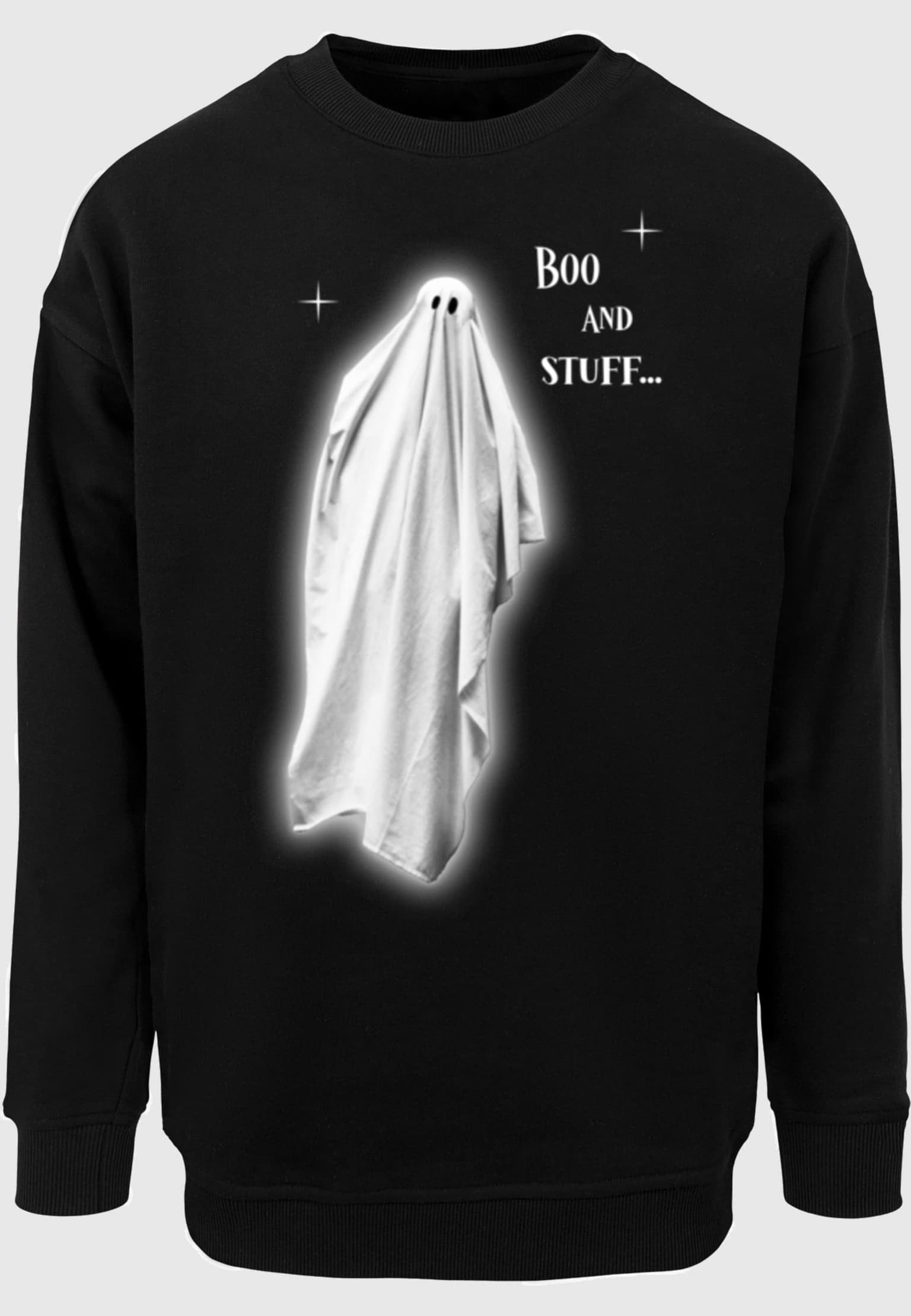 Merchcode Halloween - Boo And Stuff Crewneck – Bild 3