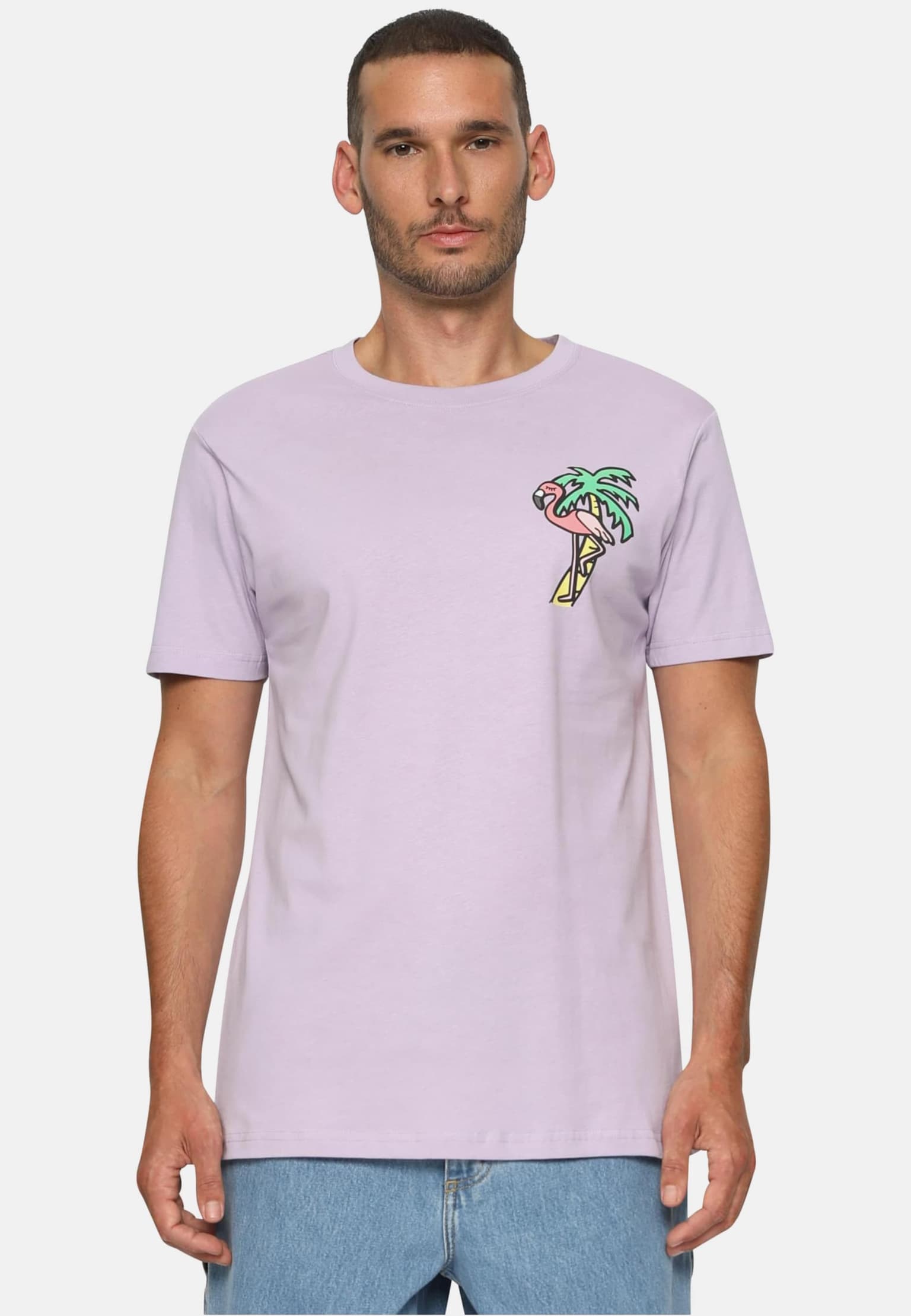 Mister Tee Flamingo T-Shirt Round Neck