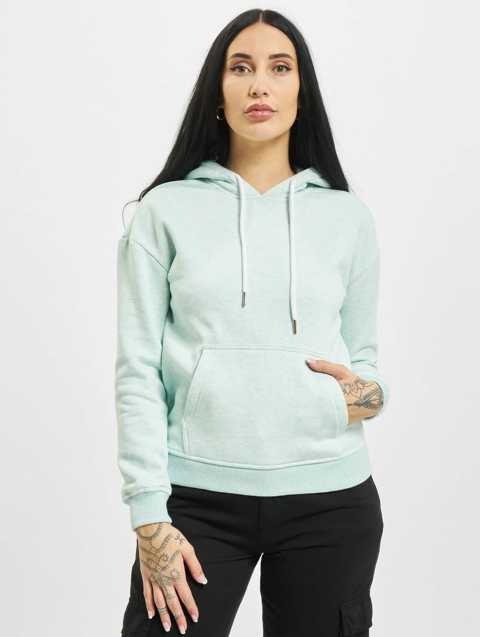 Urban Classics Ladies Color Melange Hoody – Bild 3