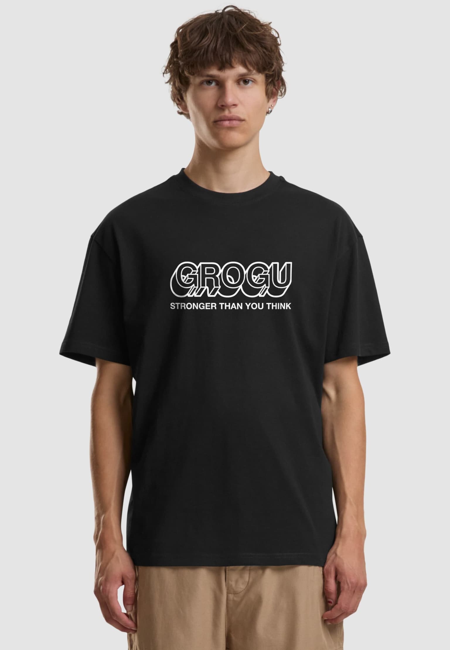 Merchcode Star Wars Mandalorian Stronger that you think Loose Tee