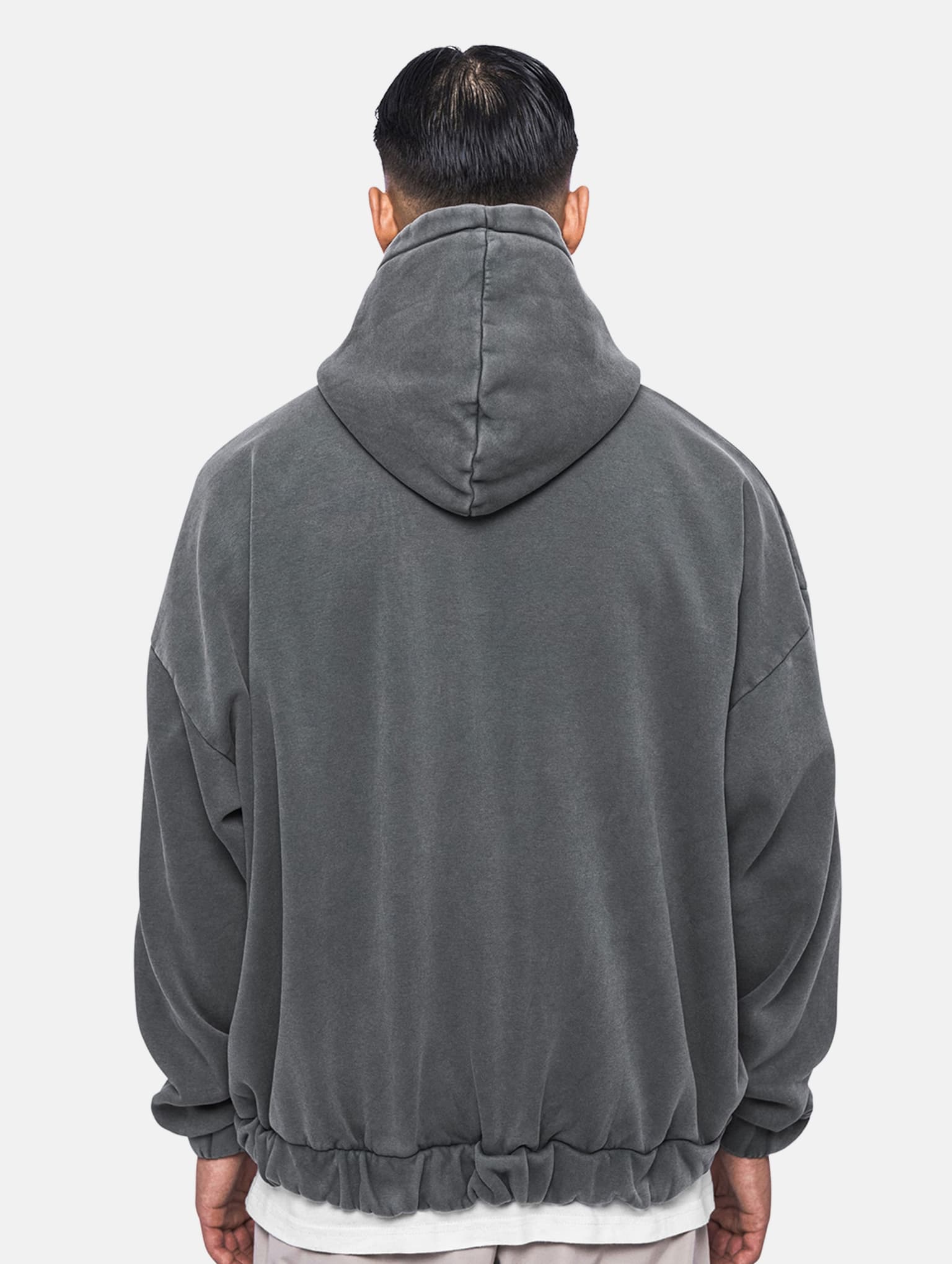 Dropsize Super Heavy Blank Zip Hoodie – Bild 2