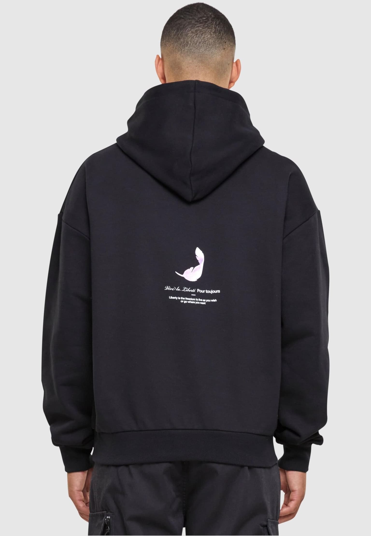 Mister Tee Upscale Vive La Liberte Oversize Hoody – Bild 2