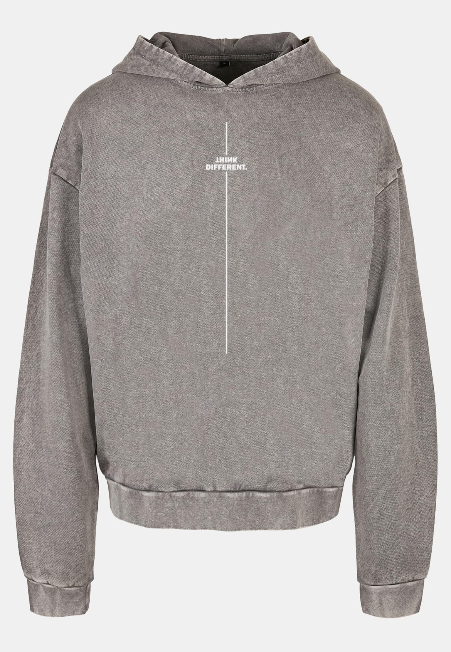 Merchcode Think Different Acid Washed Oversize Hoody – Bild 3