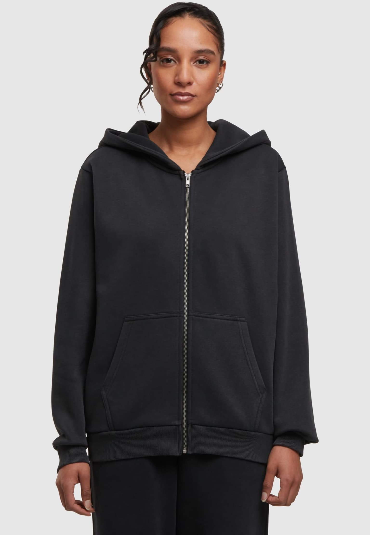 Urban Classics Ladies Vintage Heavy Zip Hoody – Bild 3