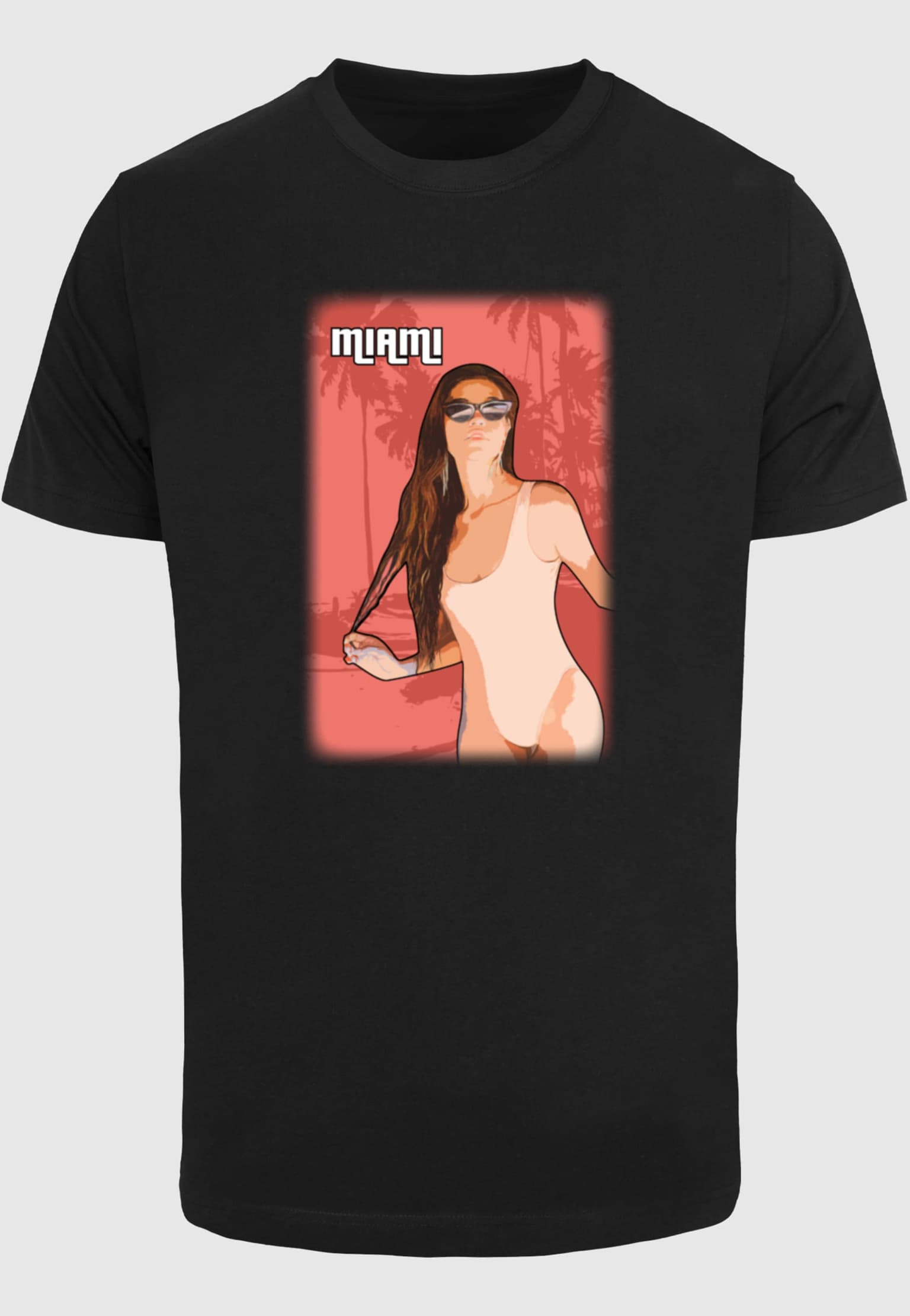 Merchcode Grand Miami T-Shirt Round Neck – Bild 3