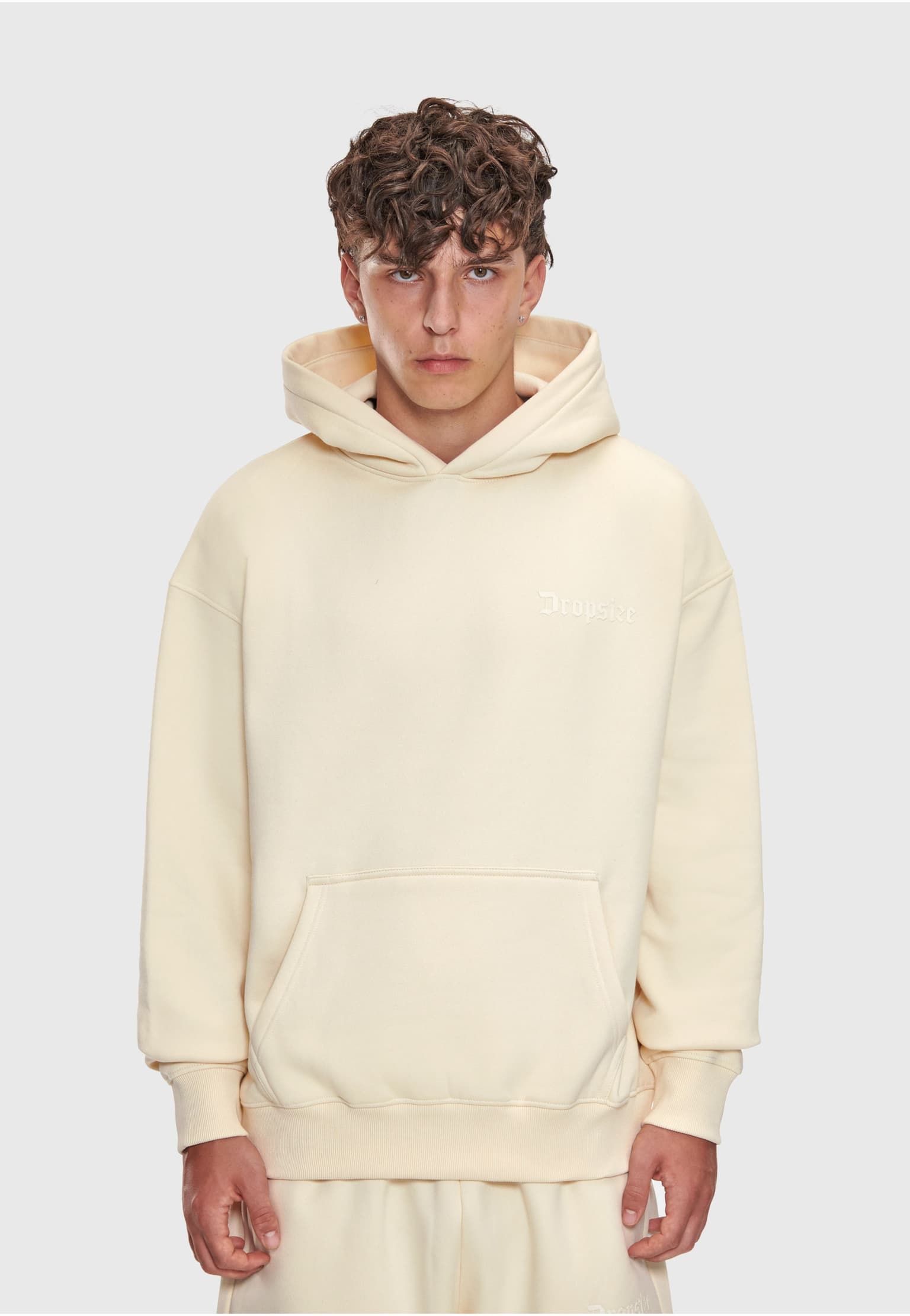 Dropsize HEAVY OVERSIZE HD LOGO HOODIE