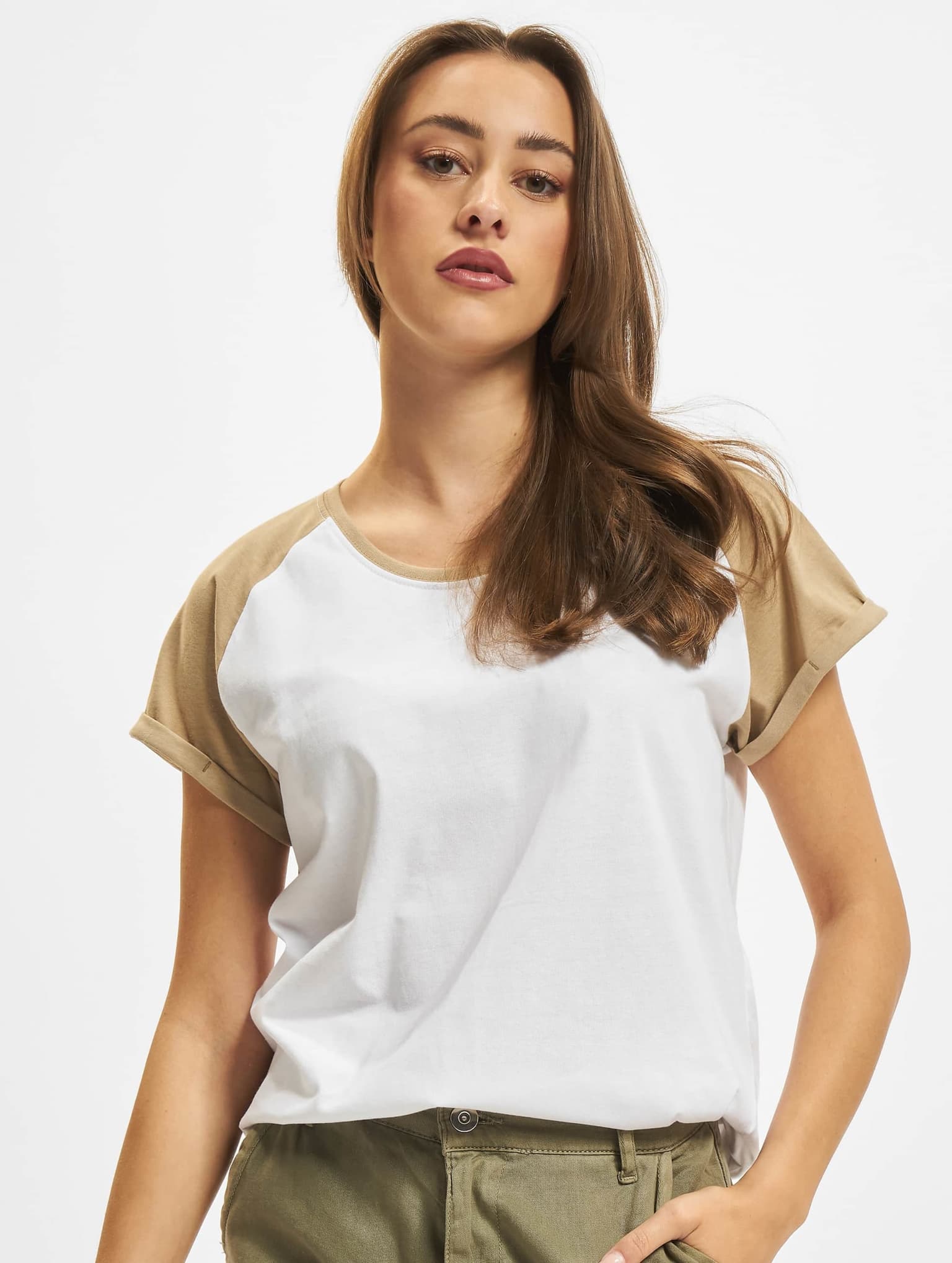Urban Classics Ladies Contrast Raglan Tee