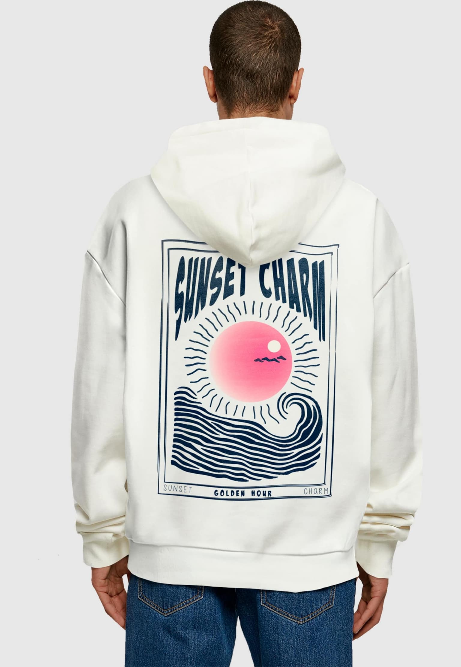 Merchcode Sunset Charm Oversized Hoody