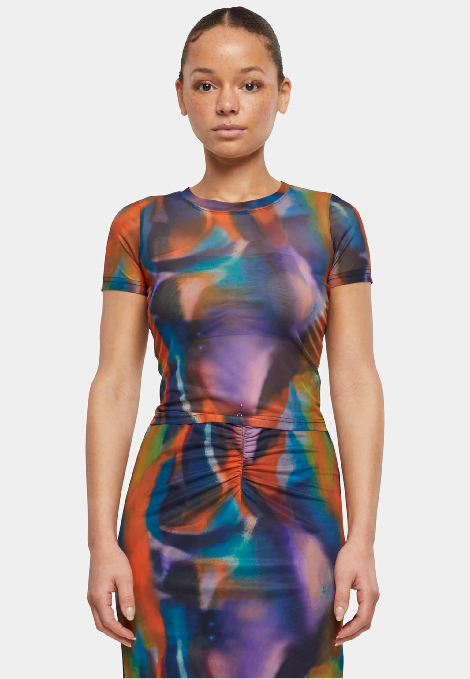 Urban Classics Ladies AOP Mesh Tee