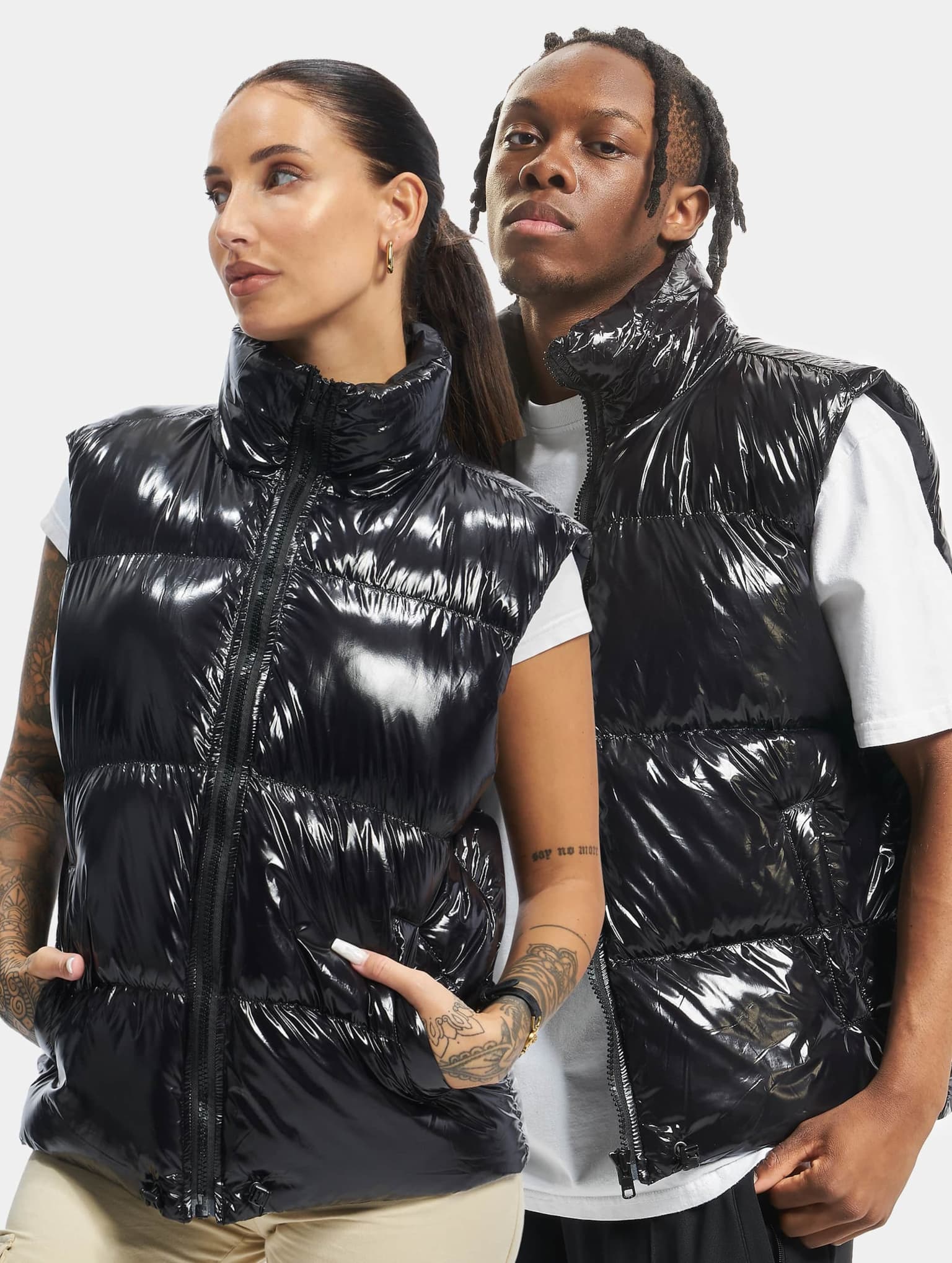 DEF Shiny Puffer vest